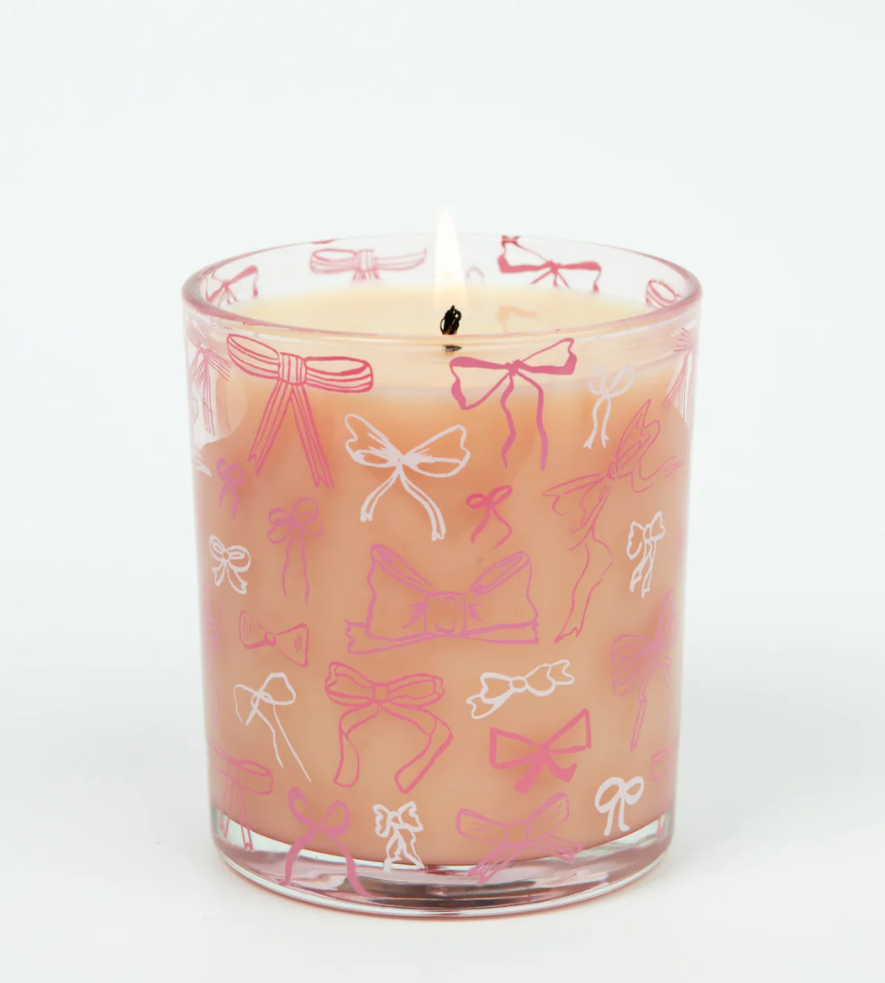 Sweet Grace Pink Bow Candle