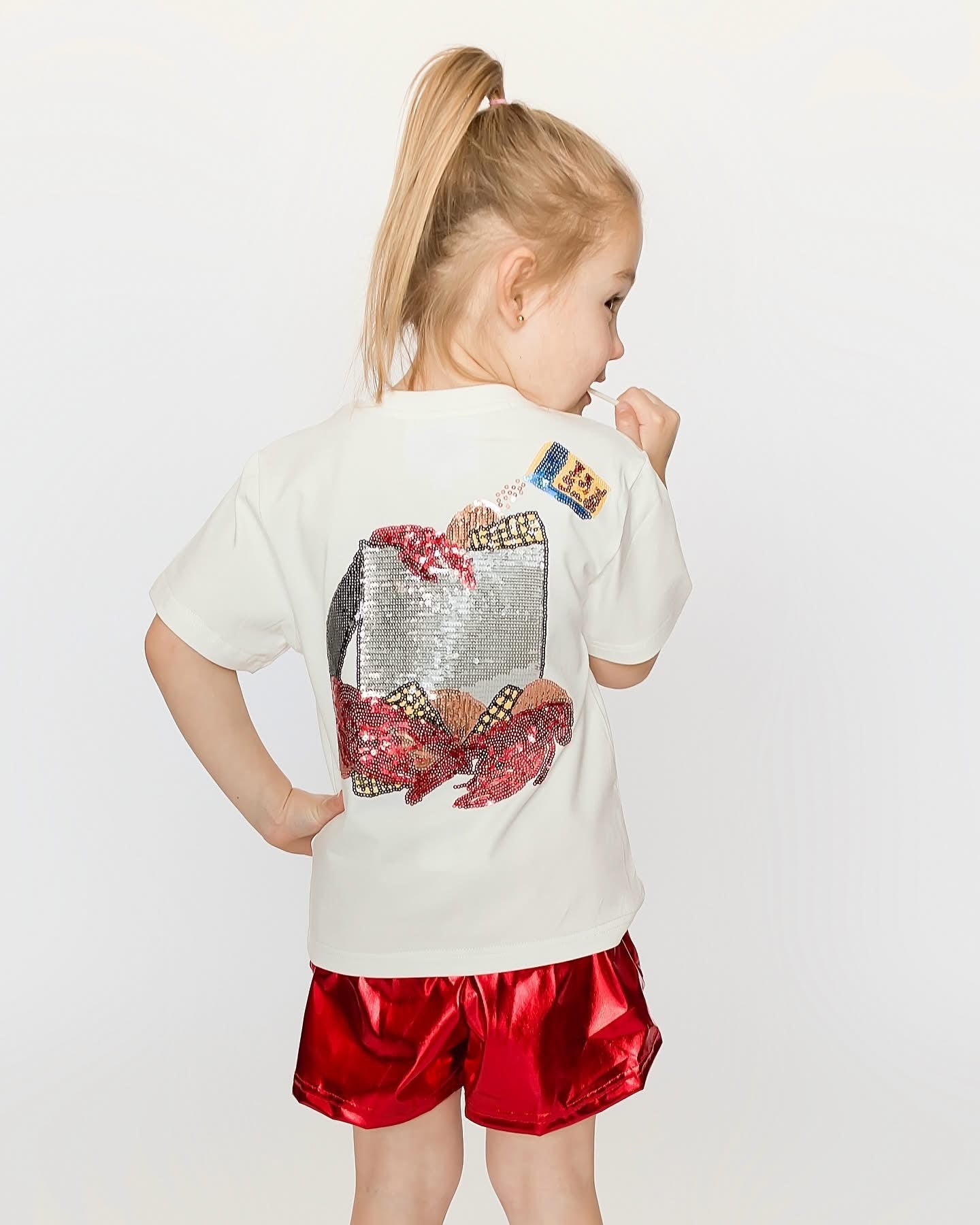 Crawfish Season Sequin Top