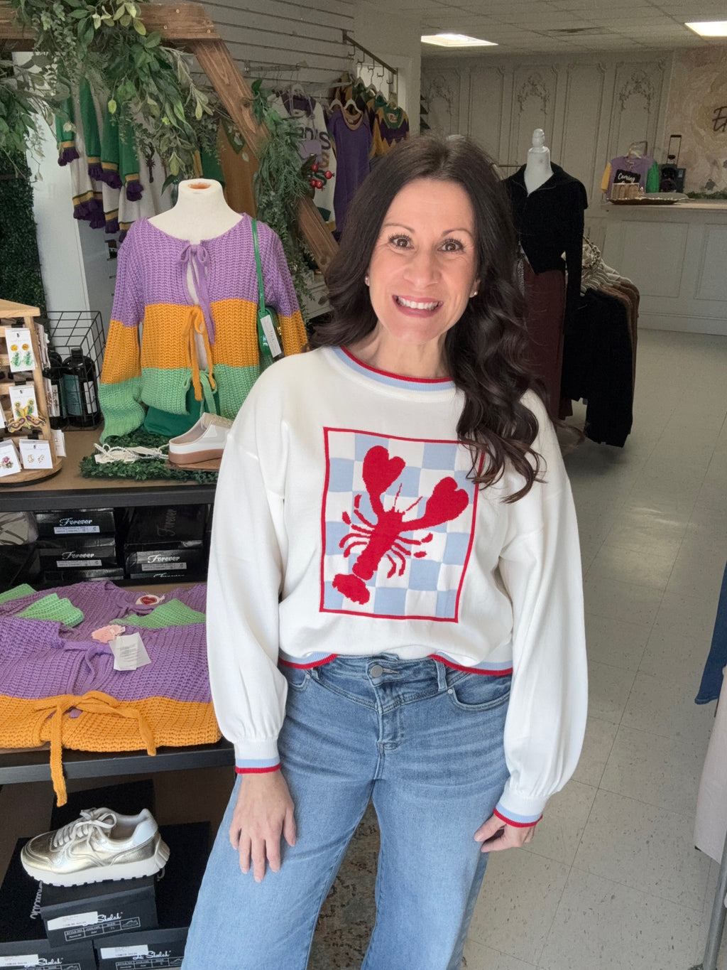 Crawfish Love Knit Sweater