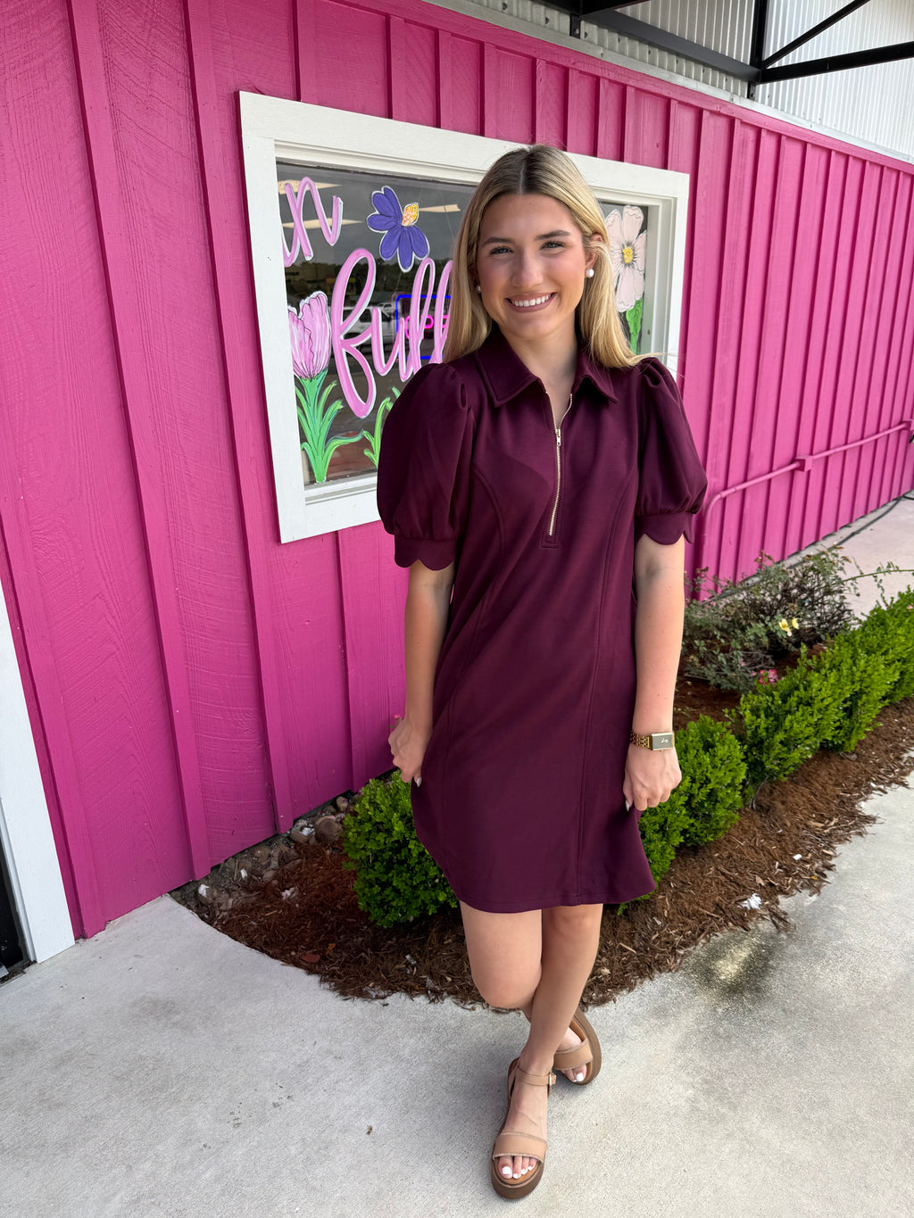 Cabernet Charm Dress