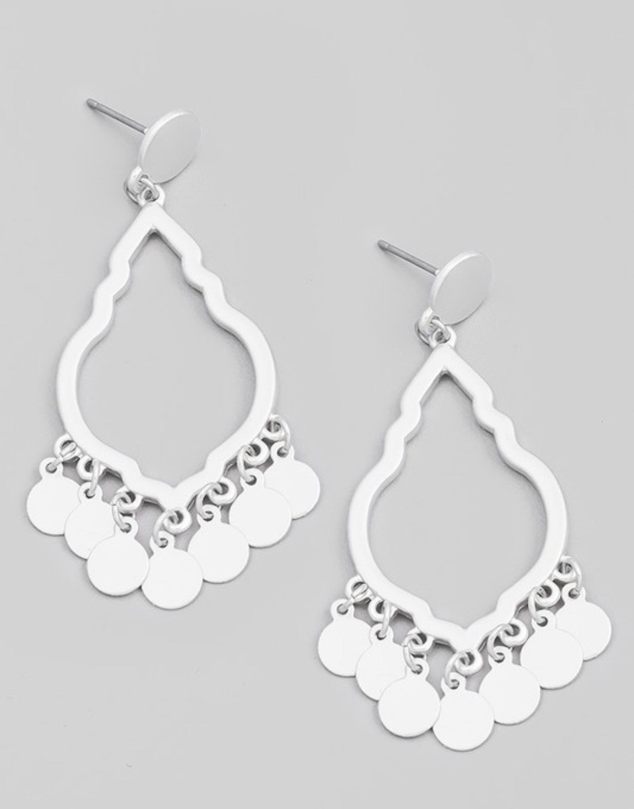 Coin Chandelier Drop Earrings