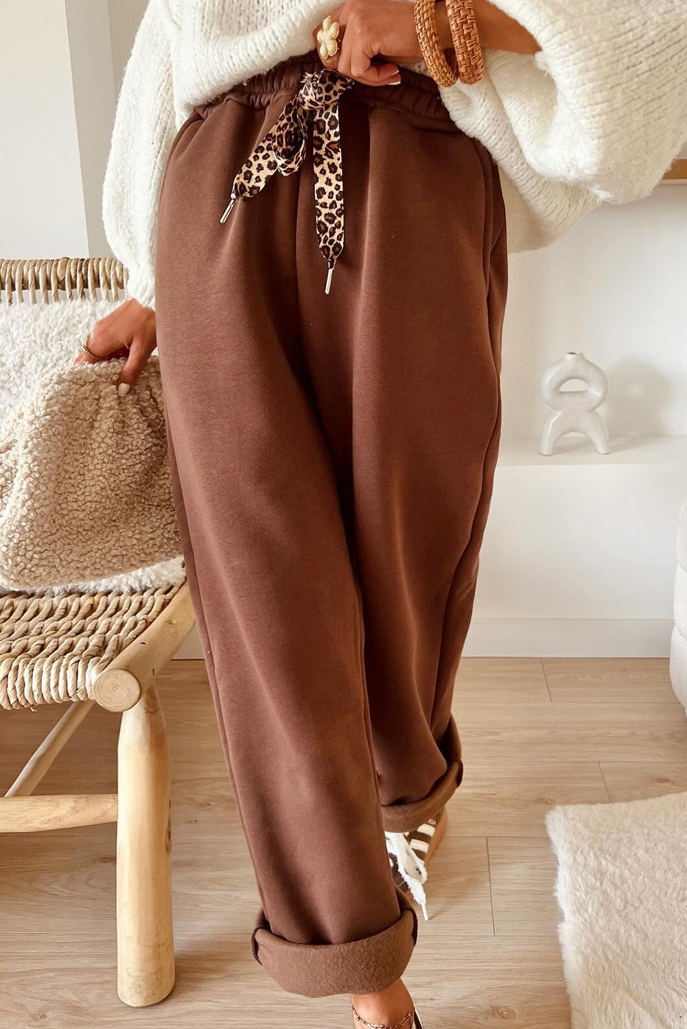 Wild Cozy Drawstring Joggers