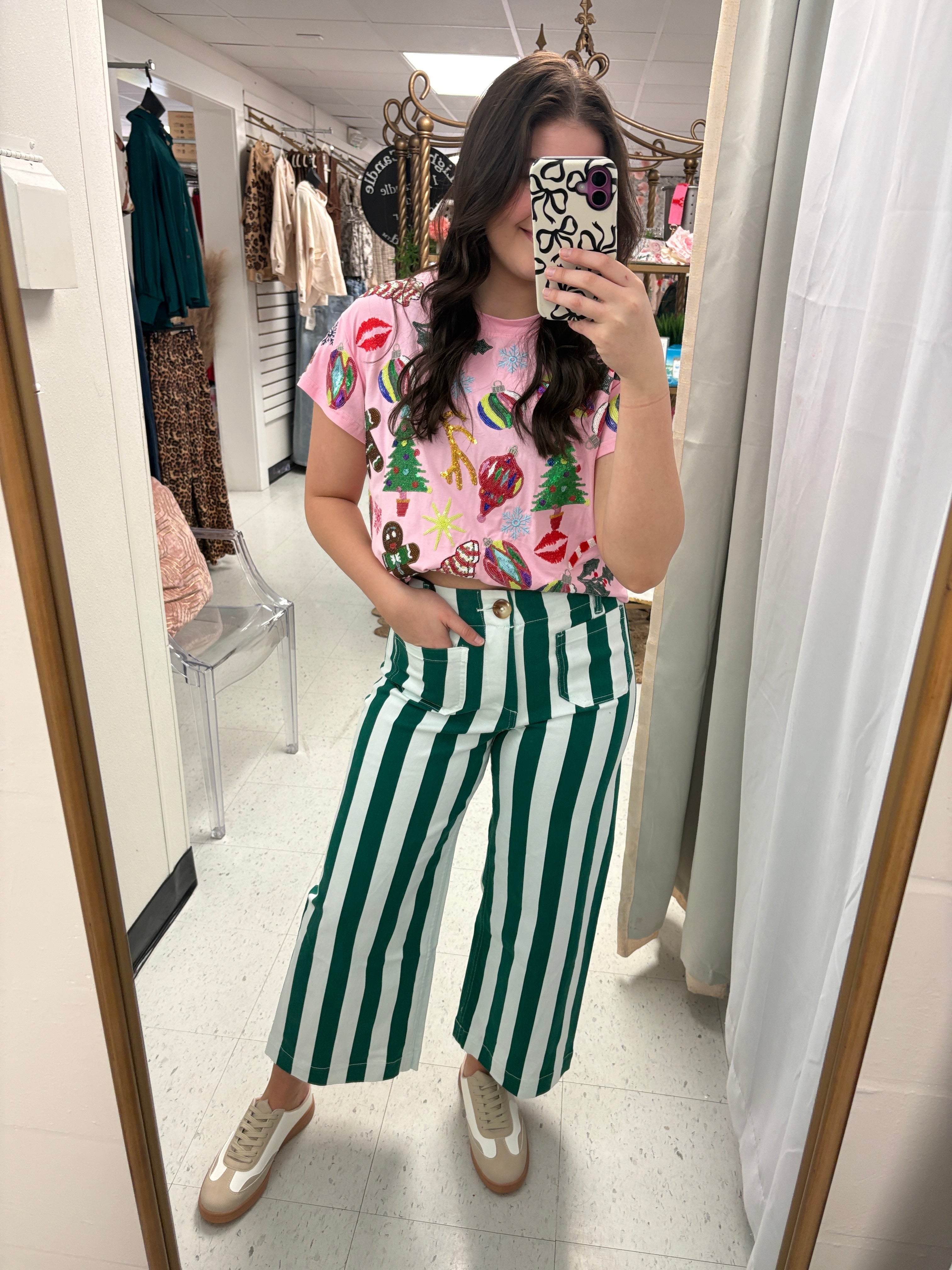 Emerald Street Wide Crop Jeans