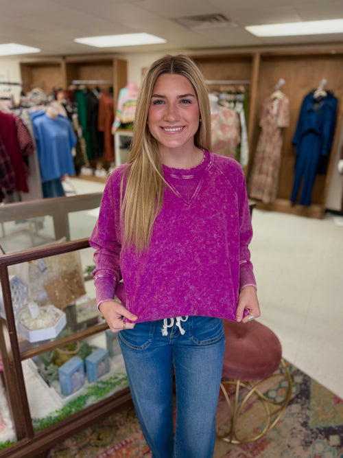 Acid Washed Pullover