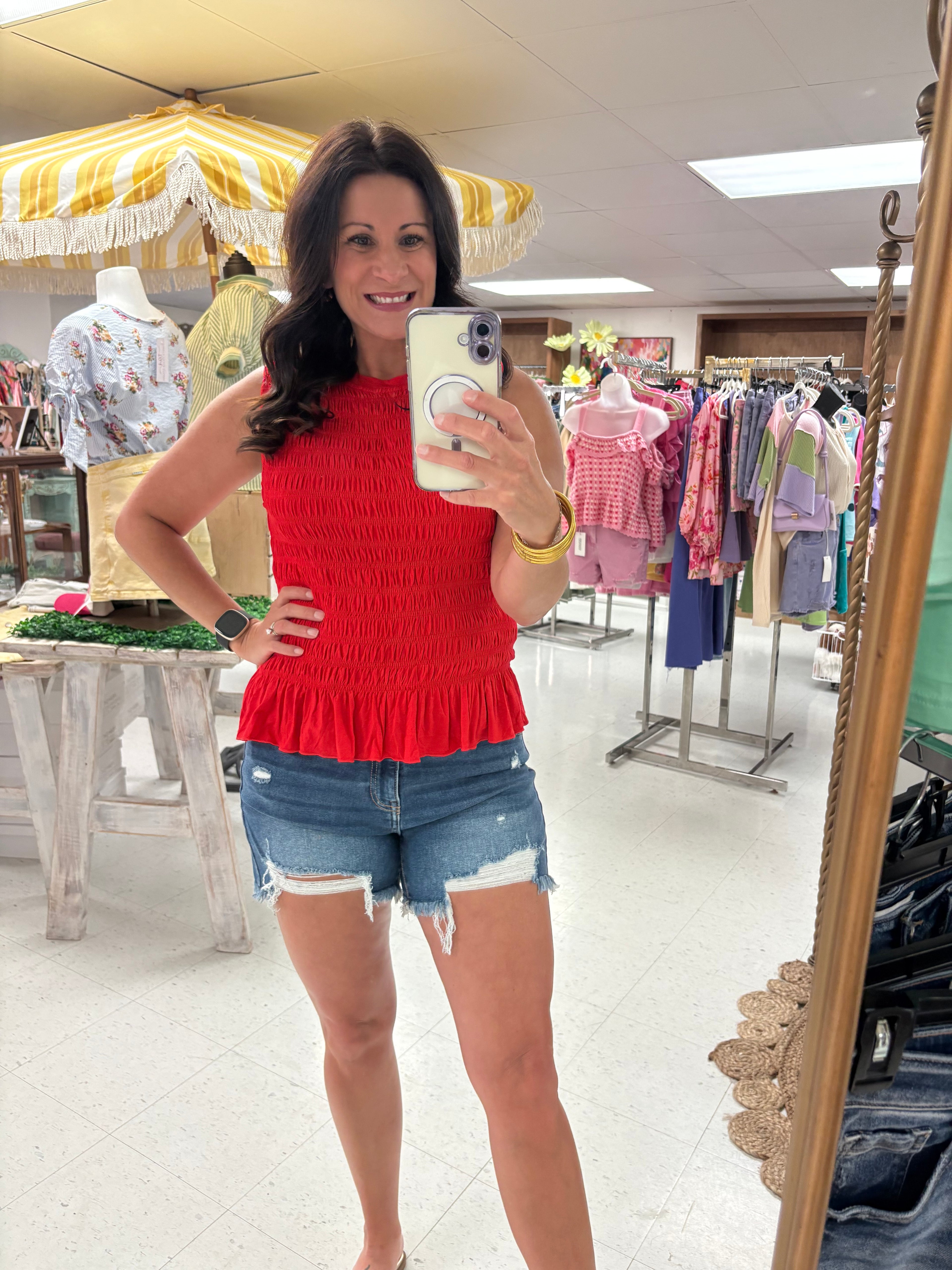 Bold & Beautiful Smocked Top