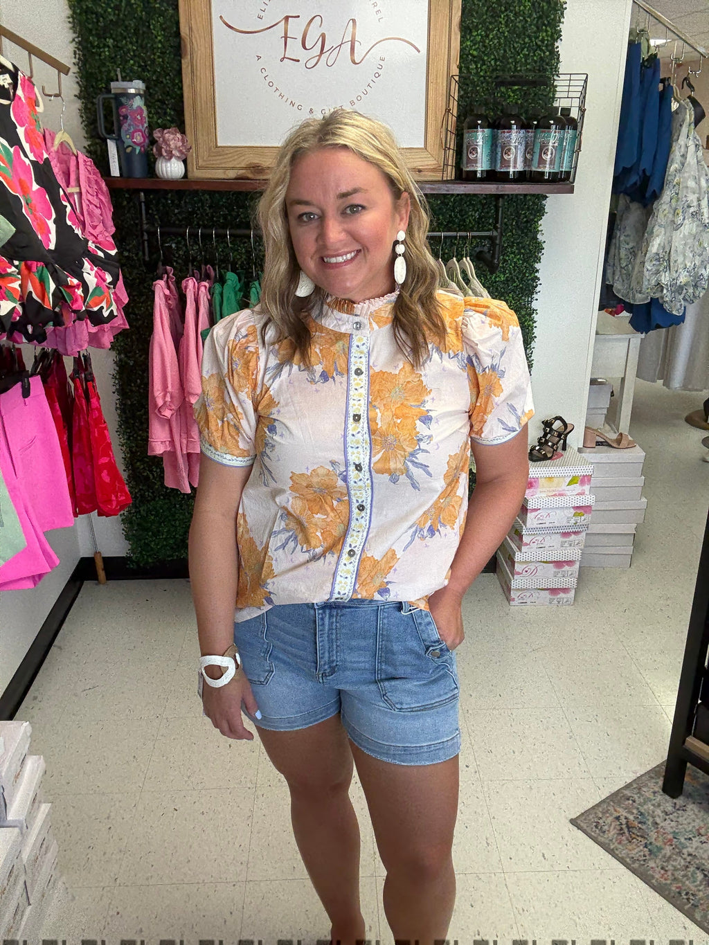 Sophisticated Floral Top