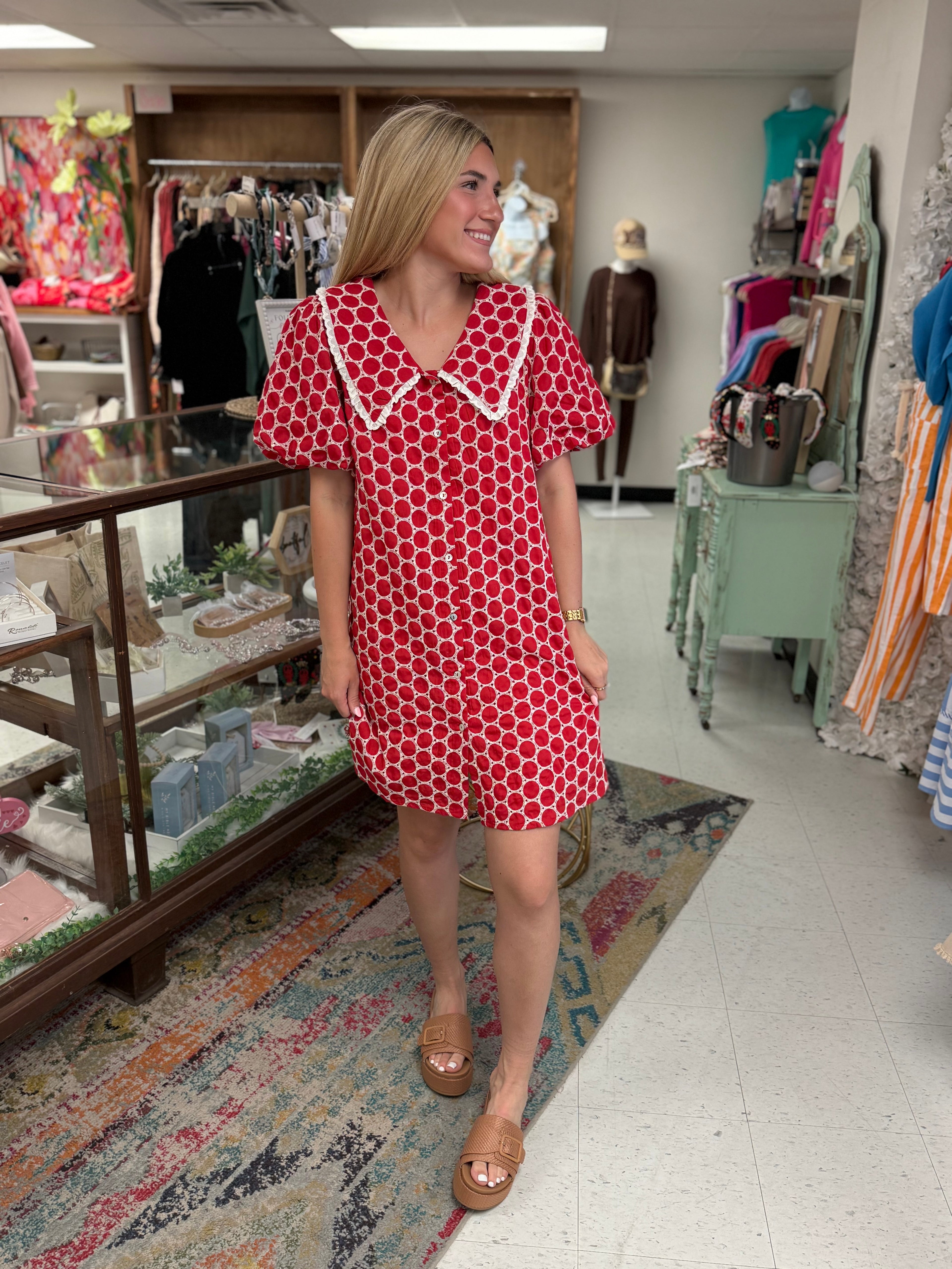 Sunday Brunch Sweetheart Dress