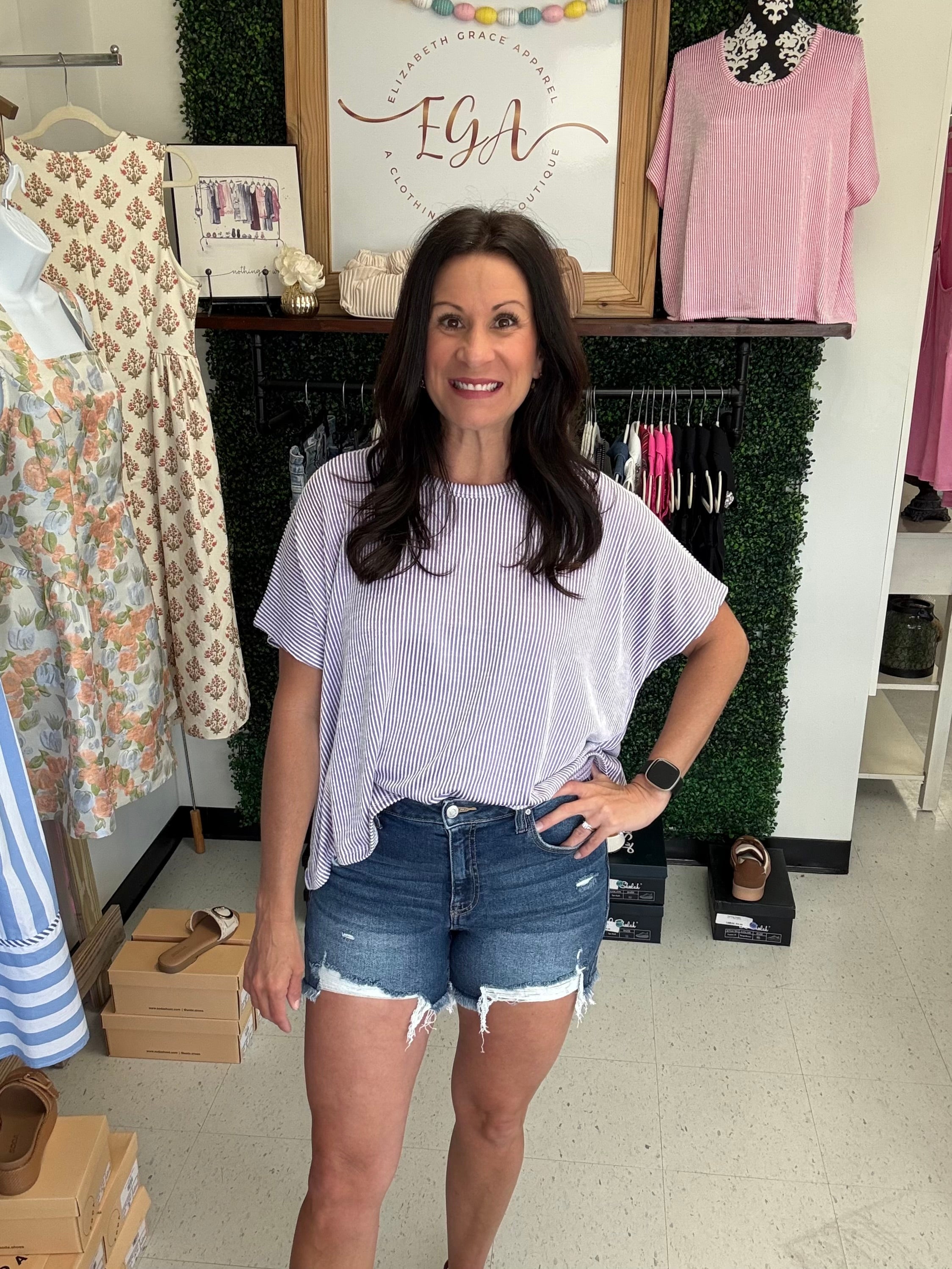 The Cut Loose Denim Shorts