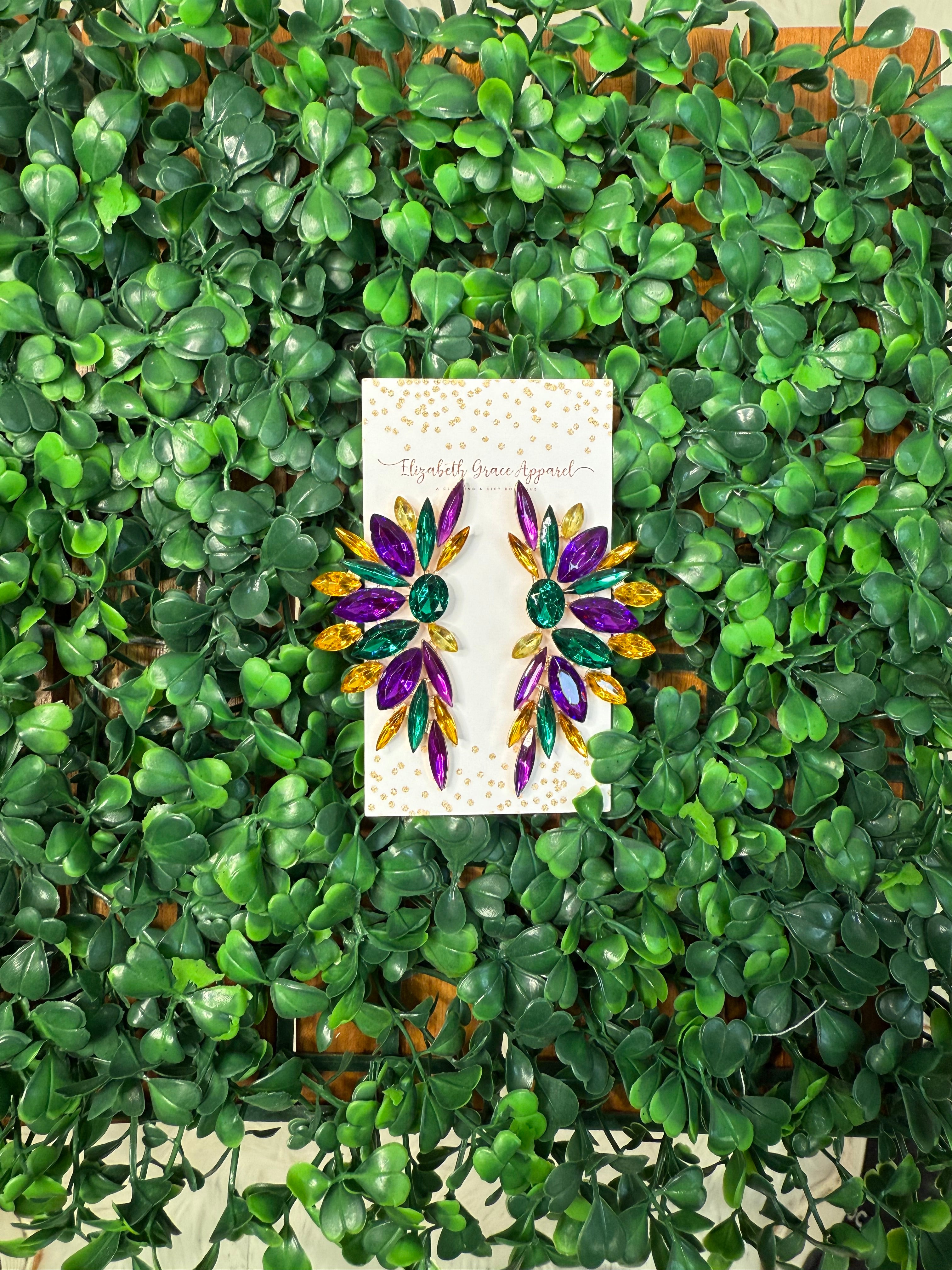 Mardi Glow Statement Earrings