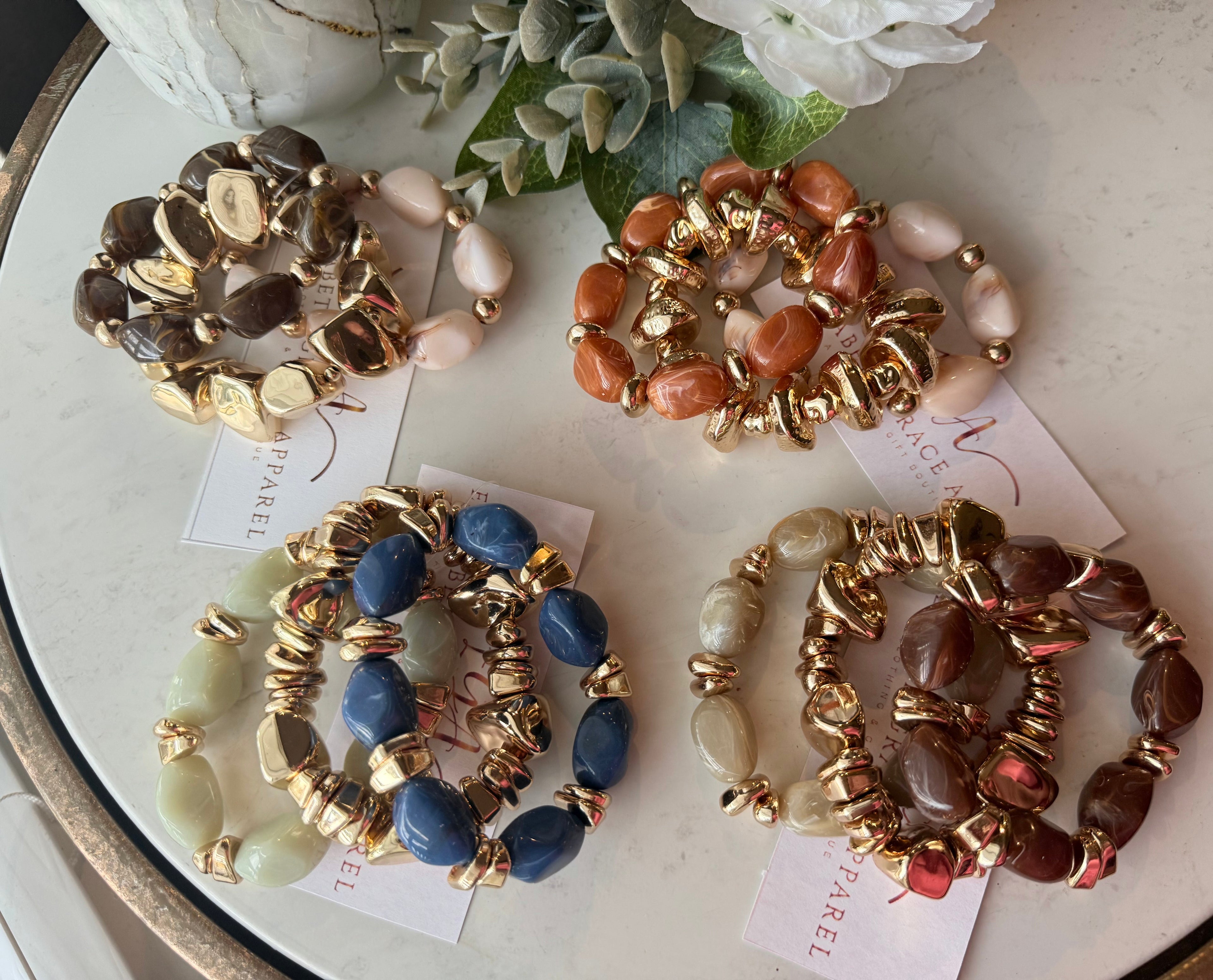 Gemstone Glow Bracelet Set