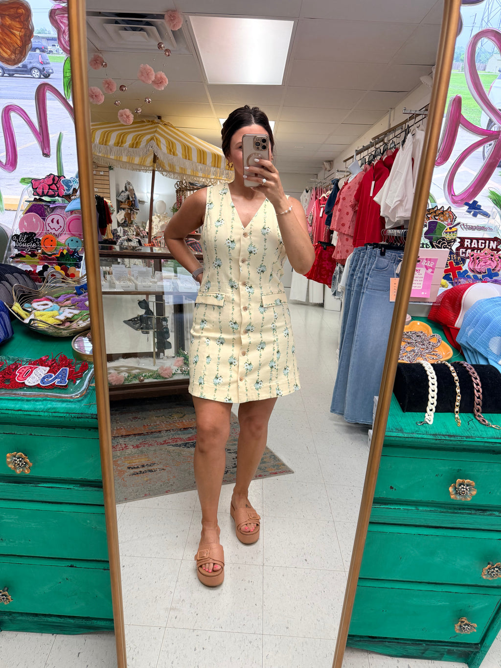 Main Squeeze Patterned Dress