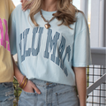 Lulu Mac Stripe Chambray Tee