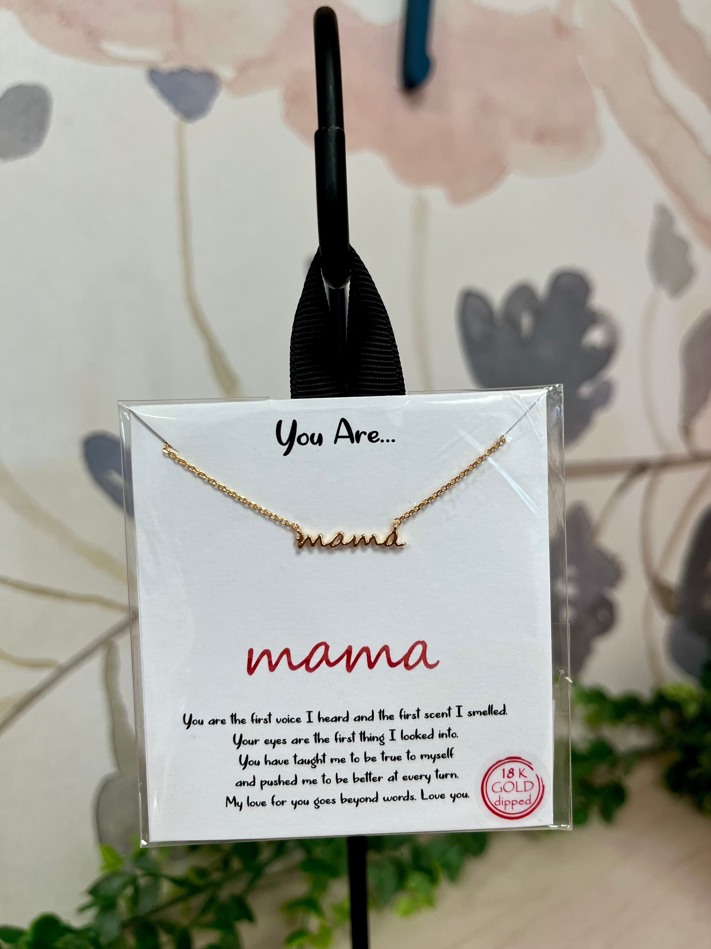 You Are mama Necklace