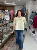 Pistachio Picnic Blouse