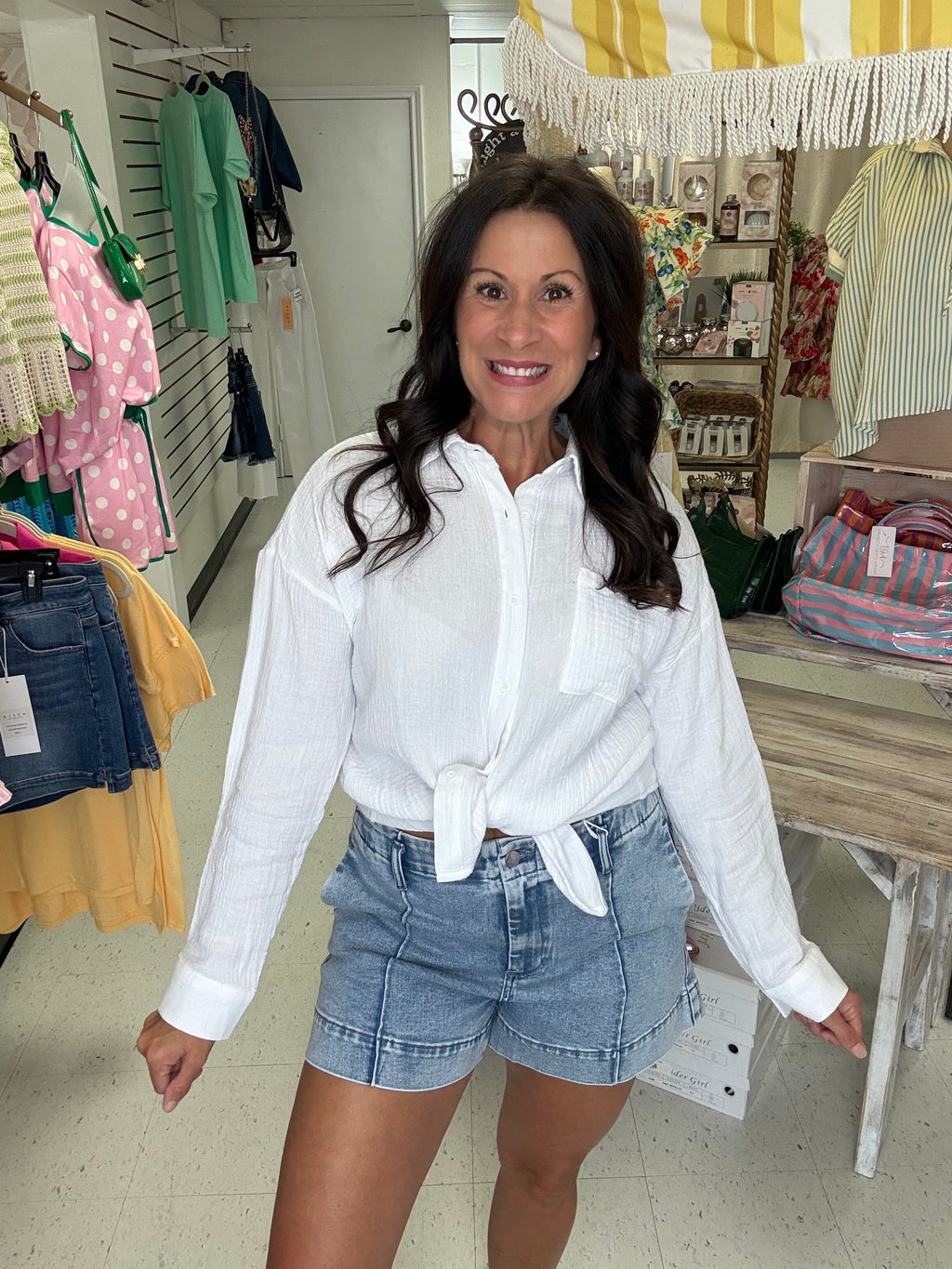 Patchwork Love Button Down