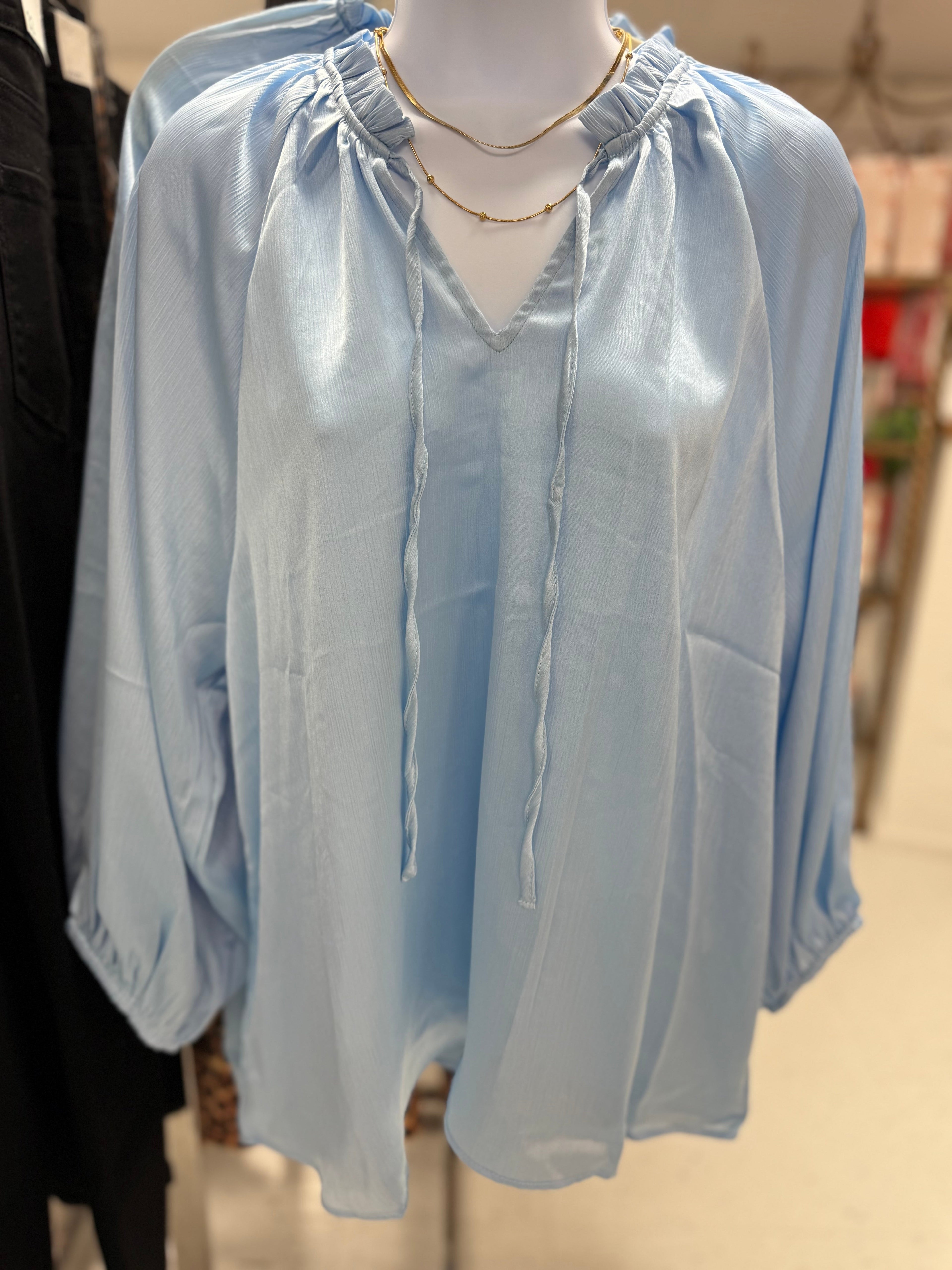 Bella Balloon Sleeve Top