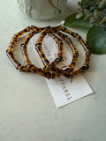 Tortoise Bamboo Bangle Set