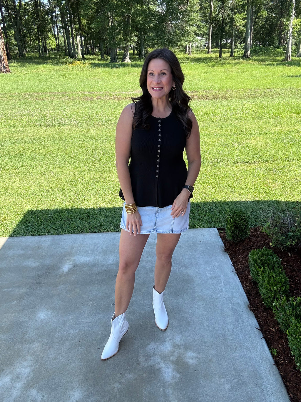 The Flirty Fit Peplum Top