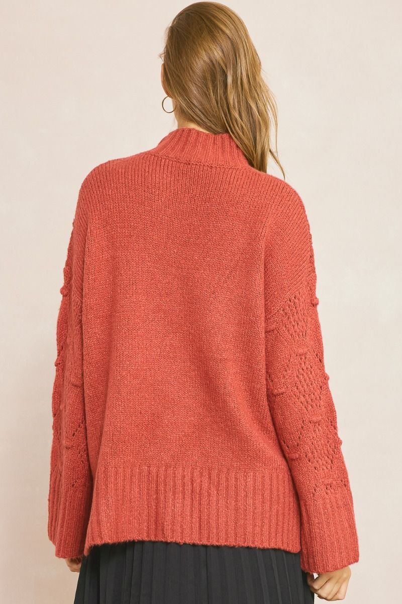 Cozy Textured Knit Sweater