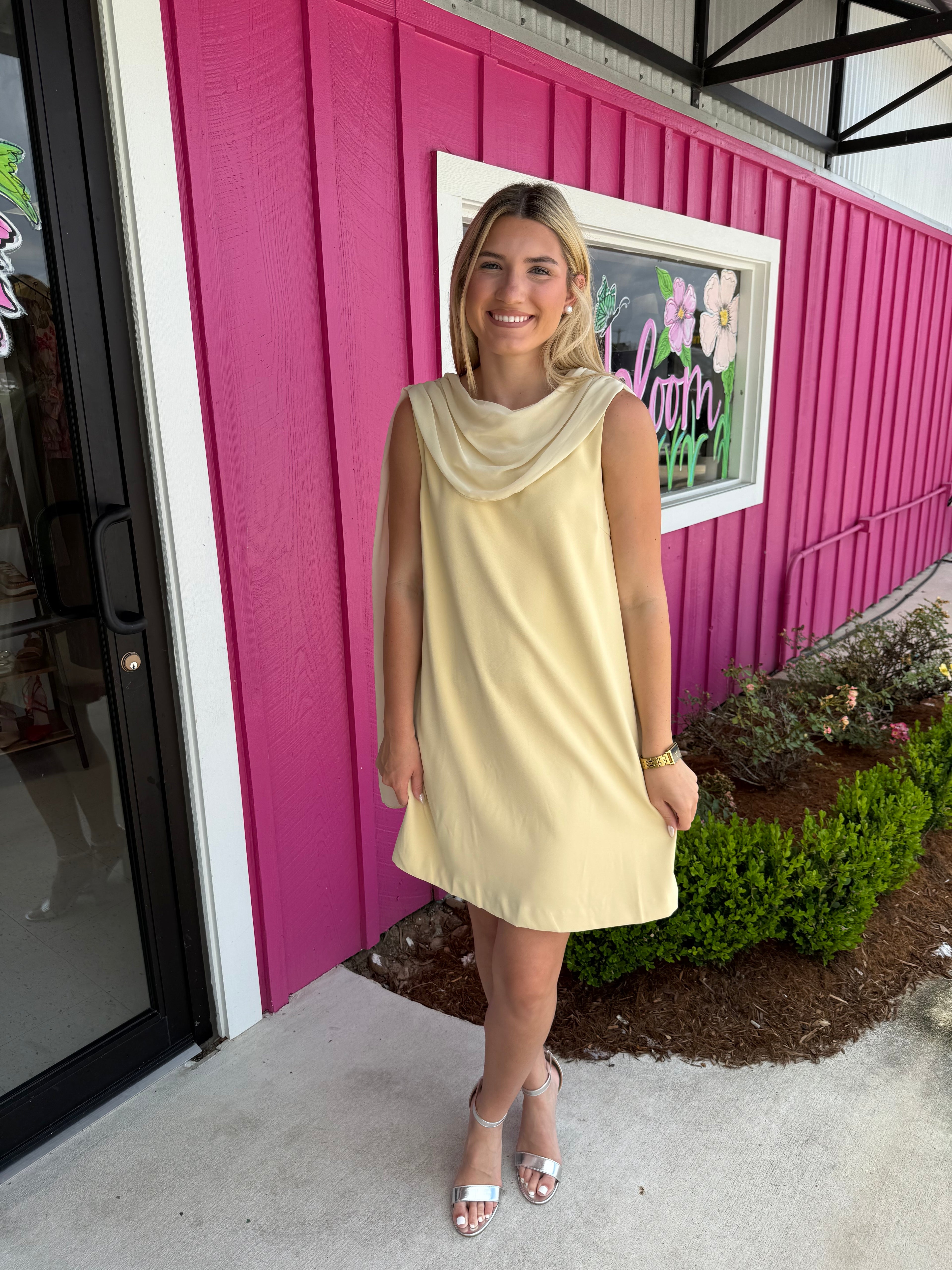 Lemon Drop Swing Dress