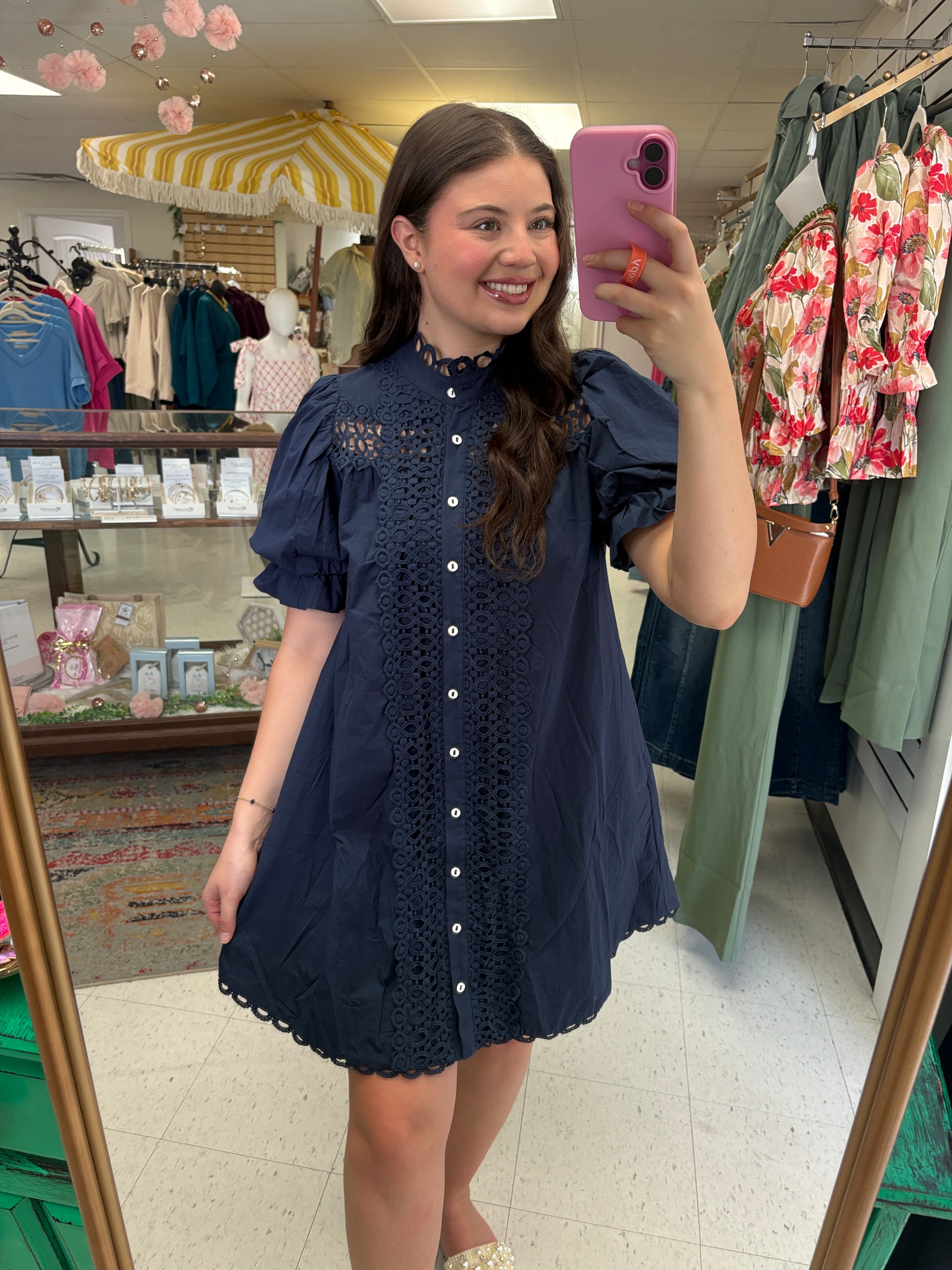 Midnight Magnolia Dress