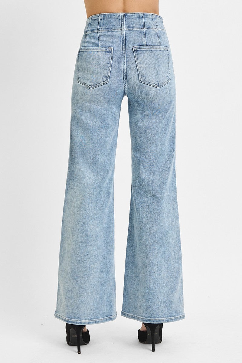 Front & Back Dart Waisted Jeans