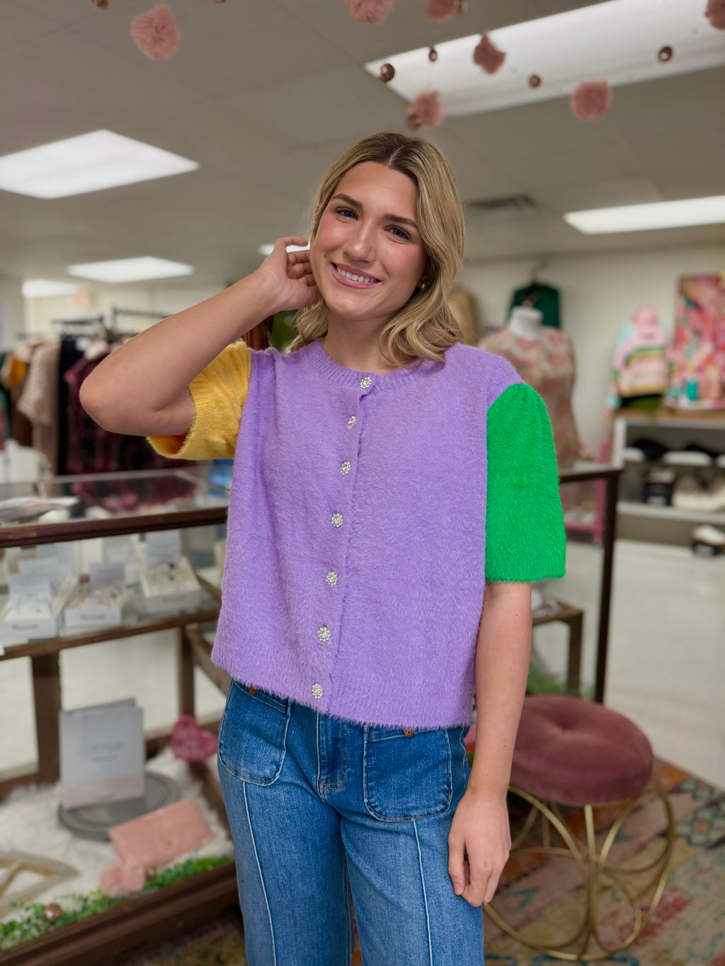 The Color Me Cute Cardigan Top