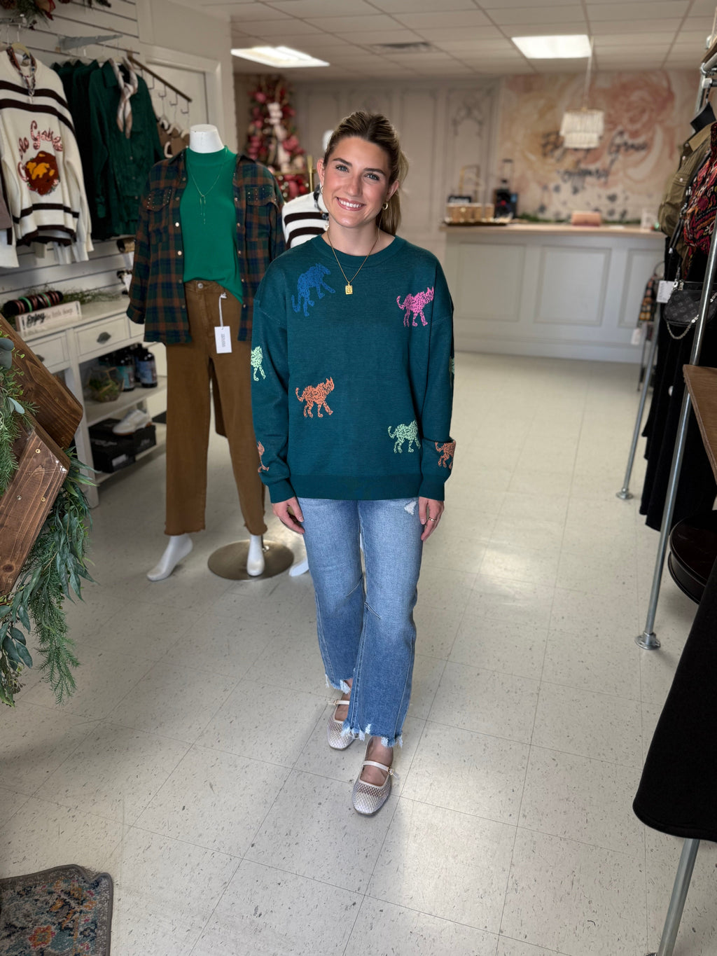The Wild & Whimsy Leopard Sweater