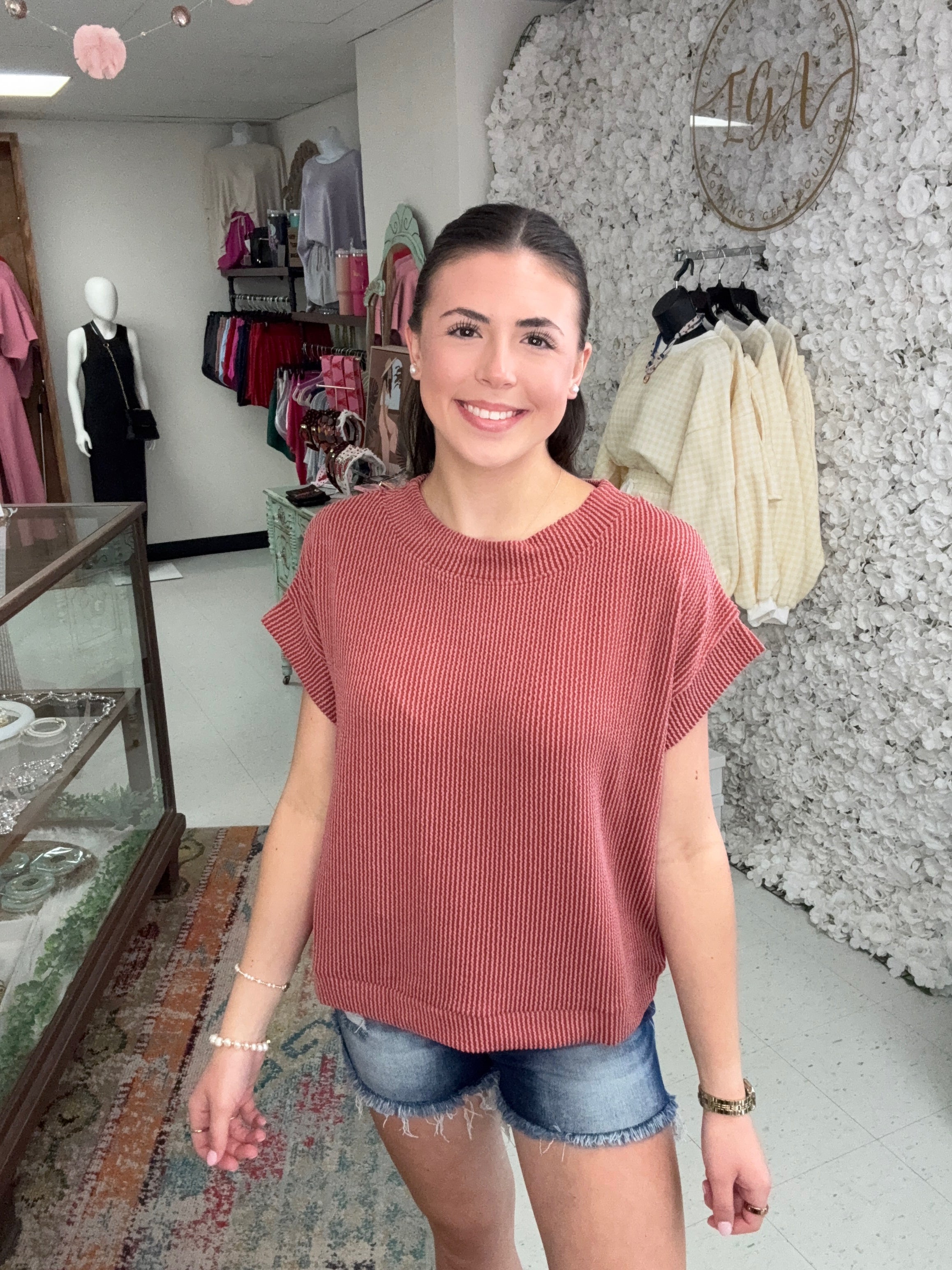 Weekend Wanderer Ribbed Top