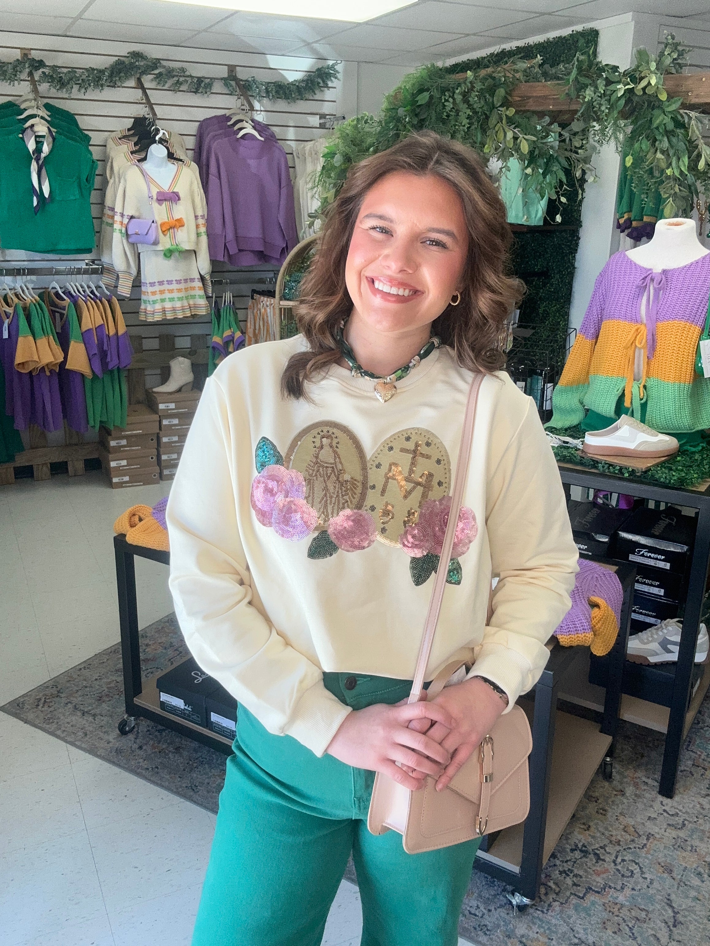 Heavenly Grace Miraculous Medal Sweatshirt