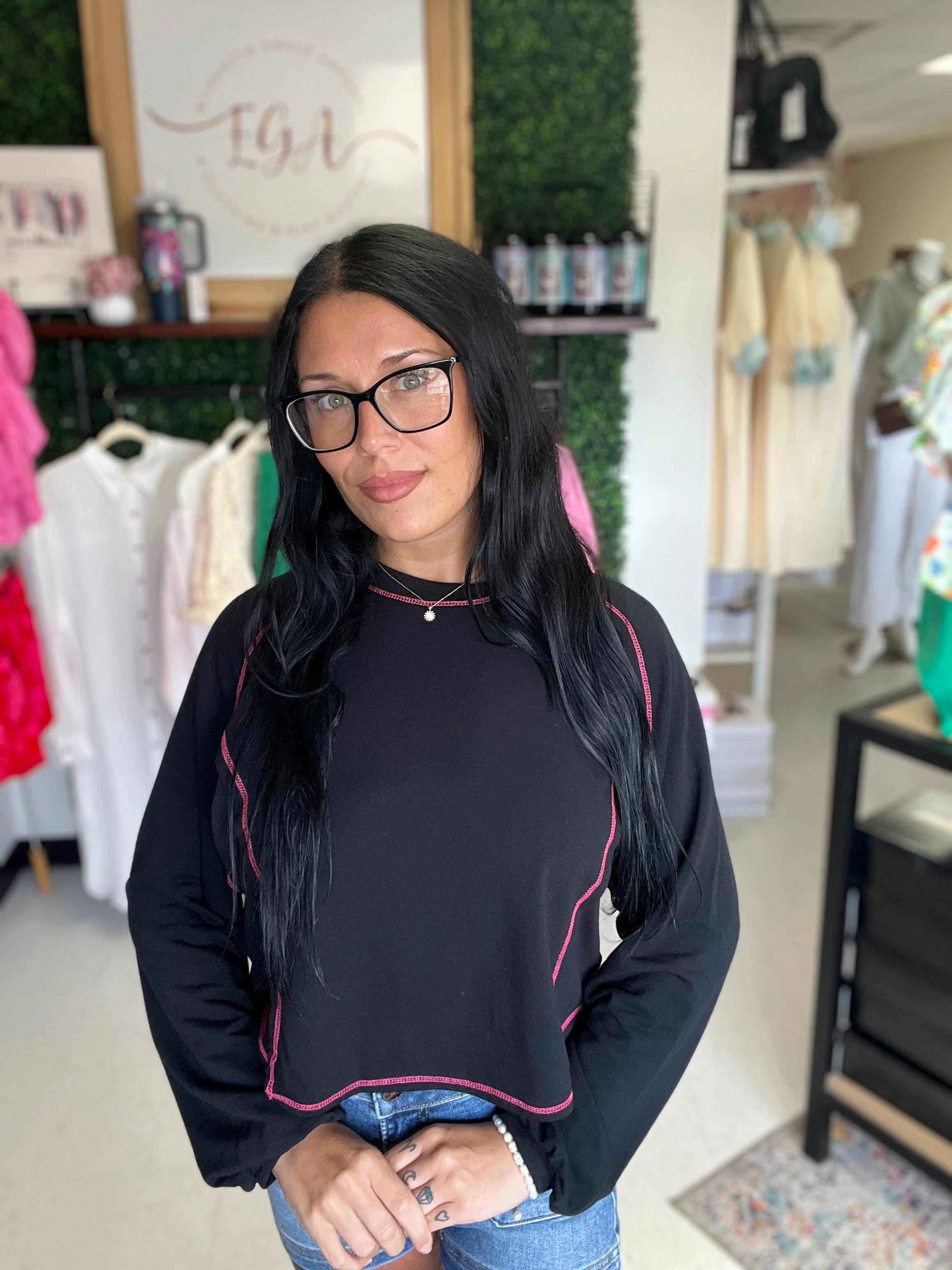 Everyday Stitched Top