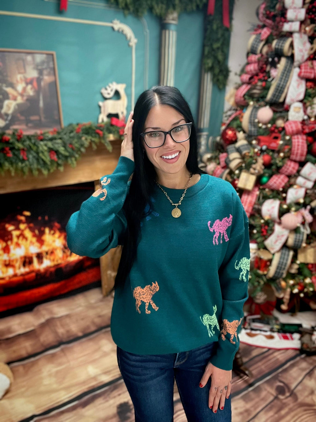 The Wild & Whimsy Leopard Sweater