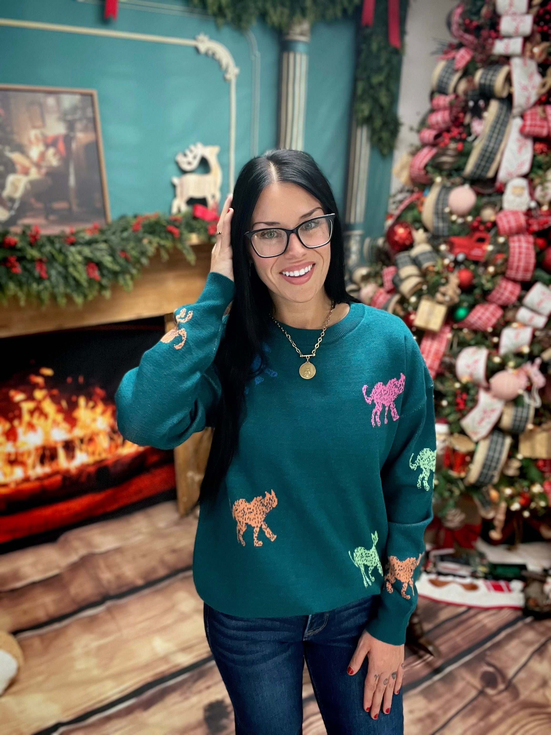 The Wild & Whimsy Leopard Sweater