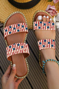 American Flag Slides *Final Sale*