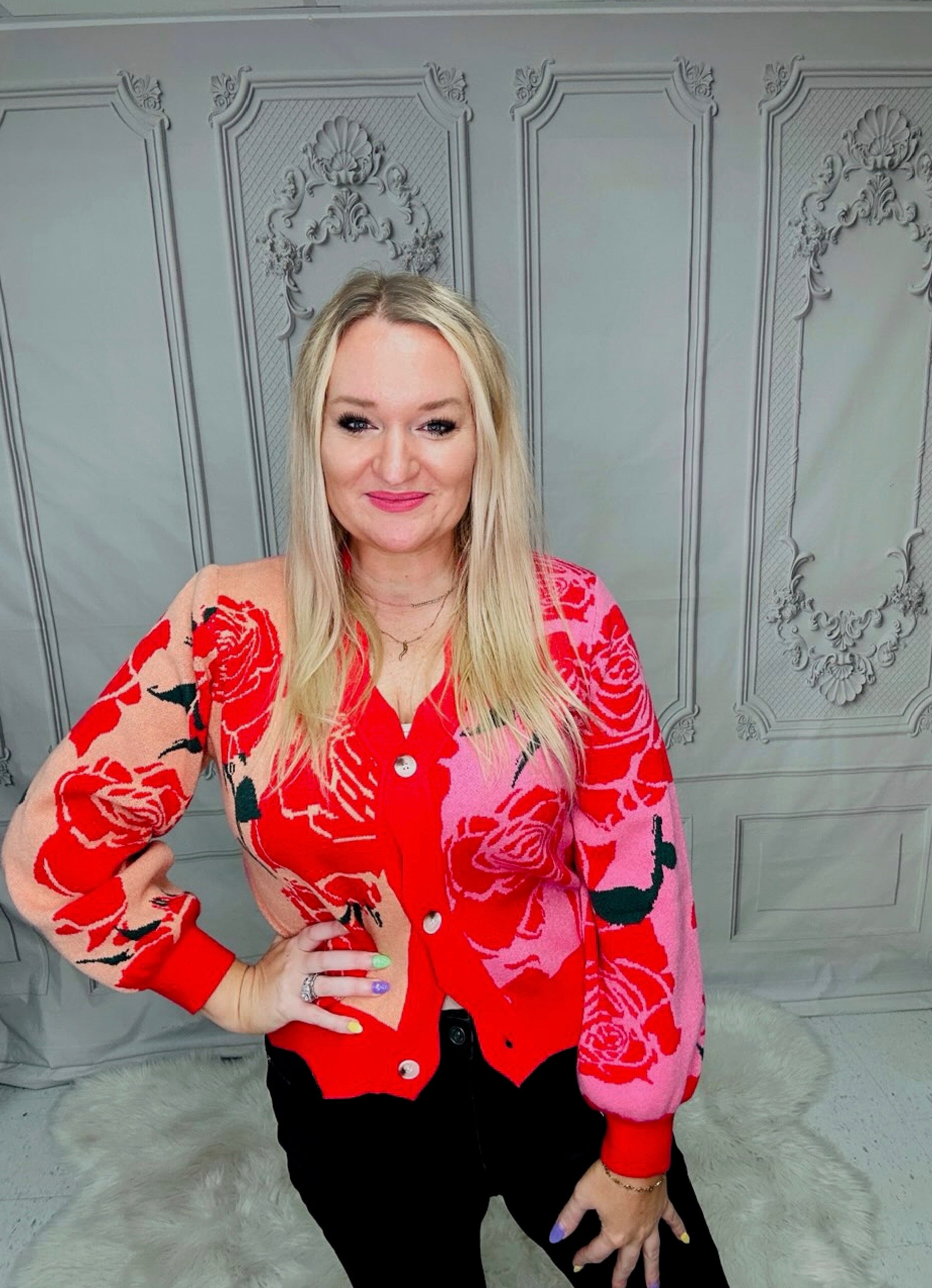 Roses Are Red Cardigan