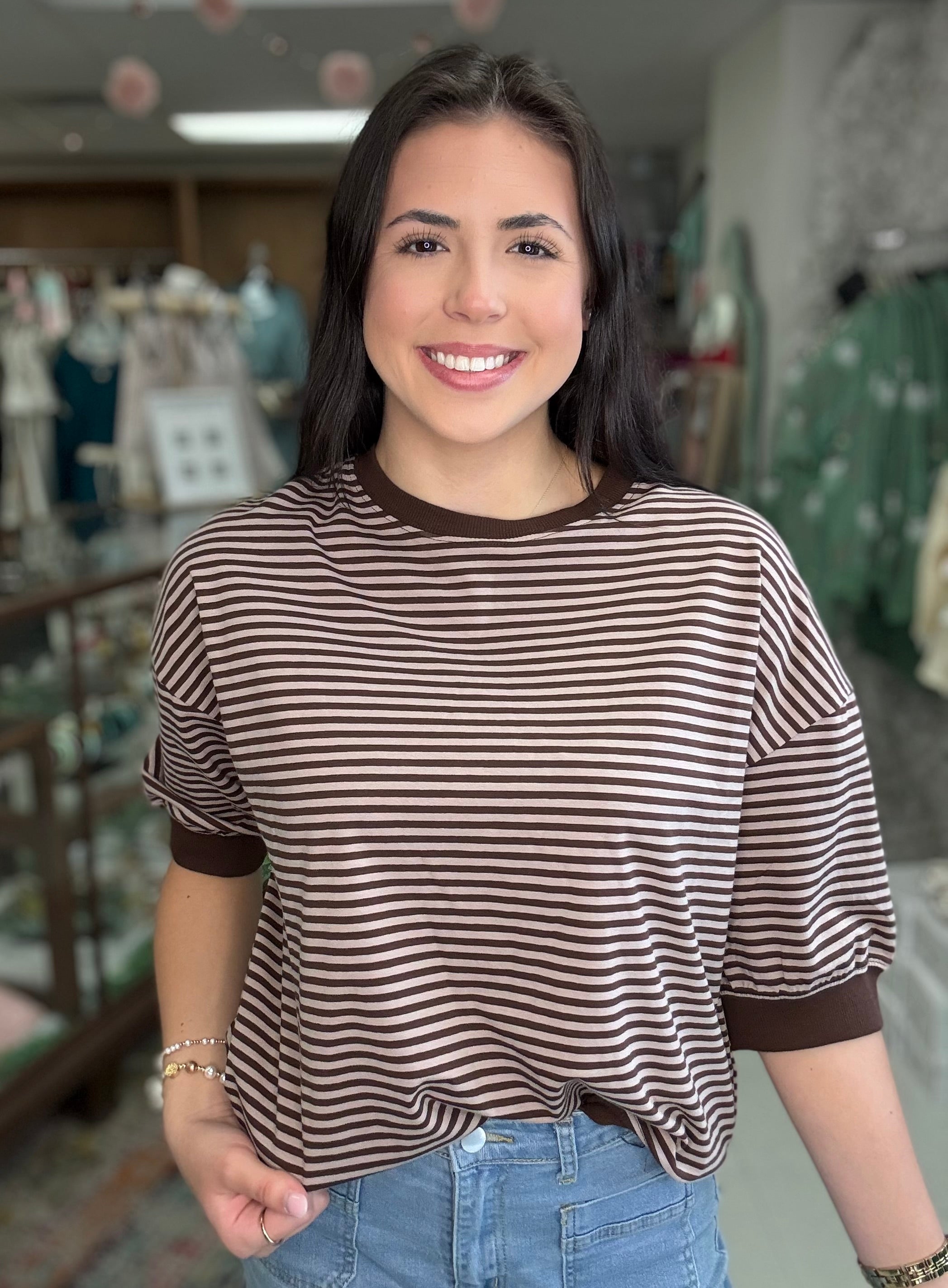 The Easy Does It Striped Top
