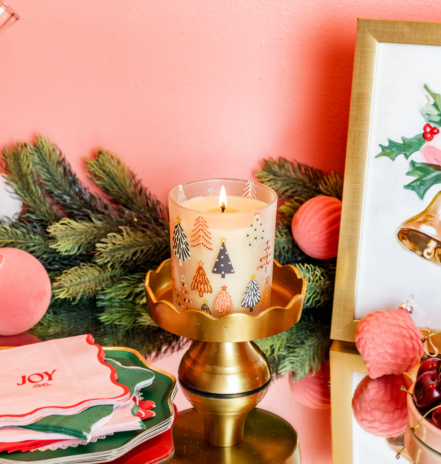 Sweet Grace Holiday Tree Candle