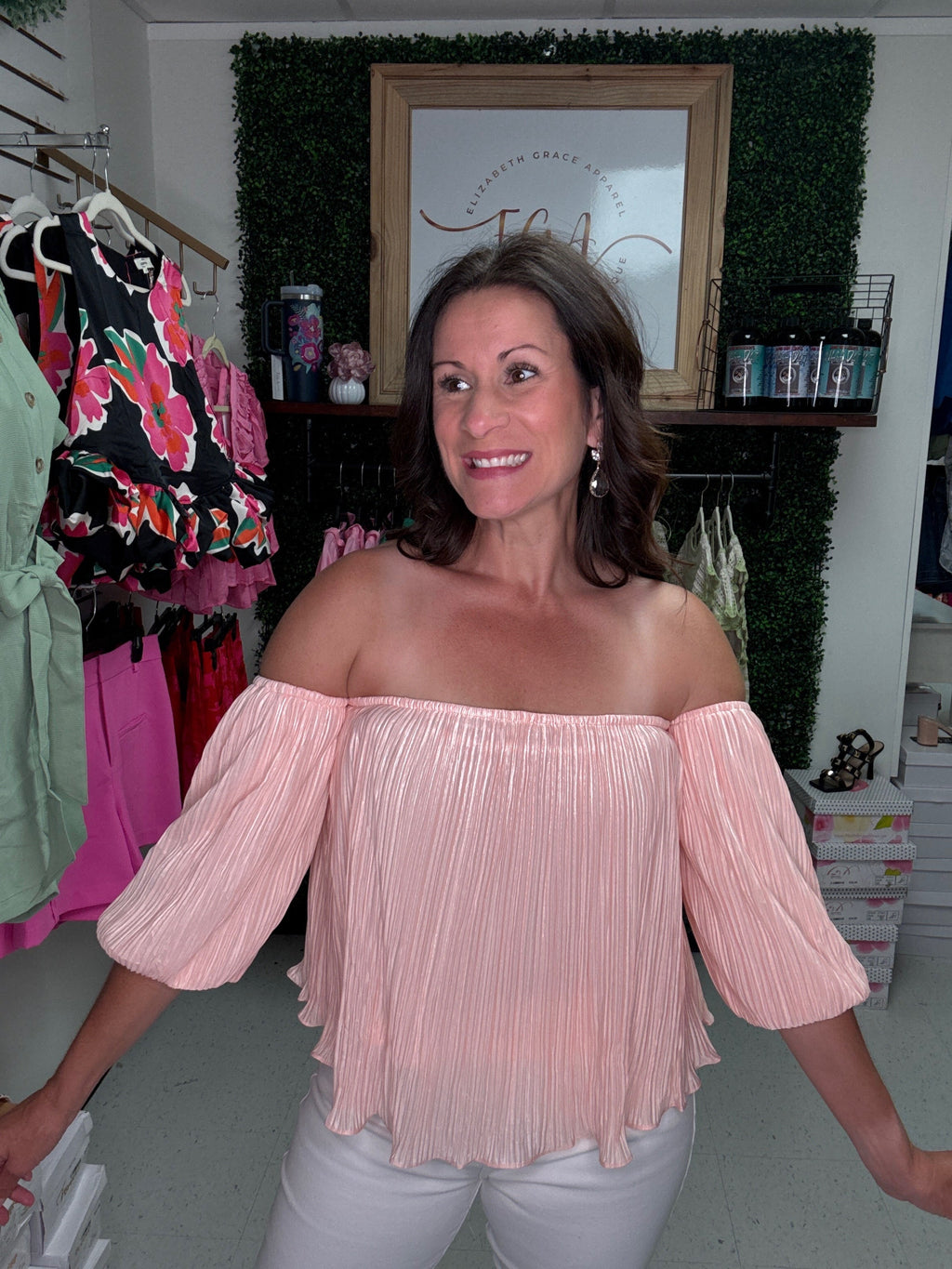 Charming Pleated Top