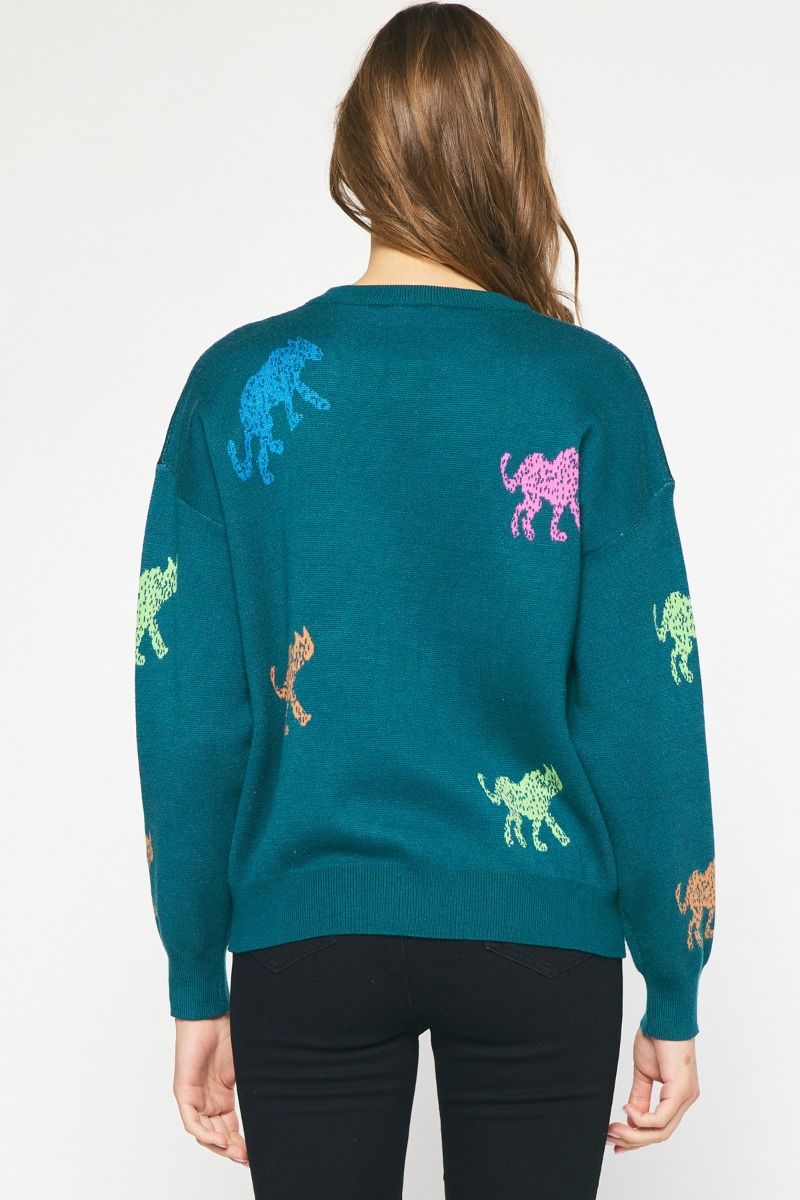 The Wild & Whimsy Leopard Sweater