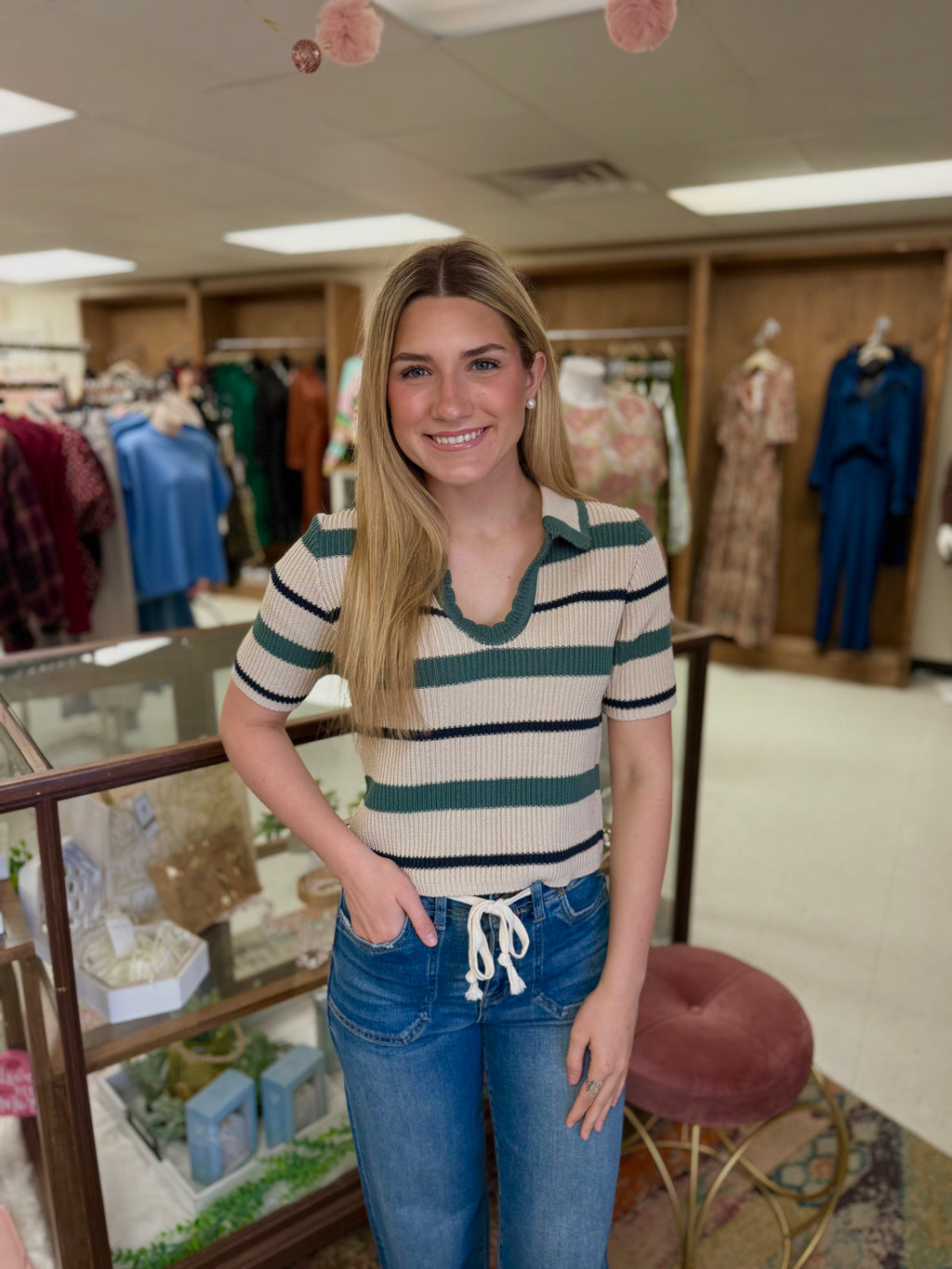 The Harbor Stripe Knit Top