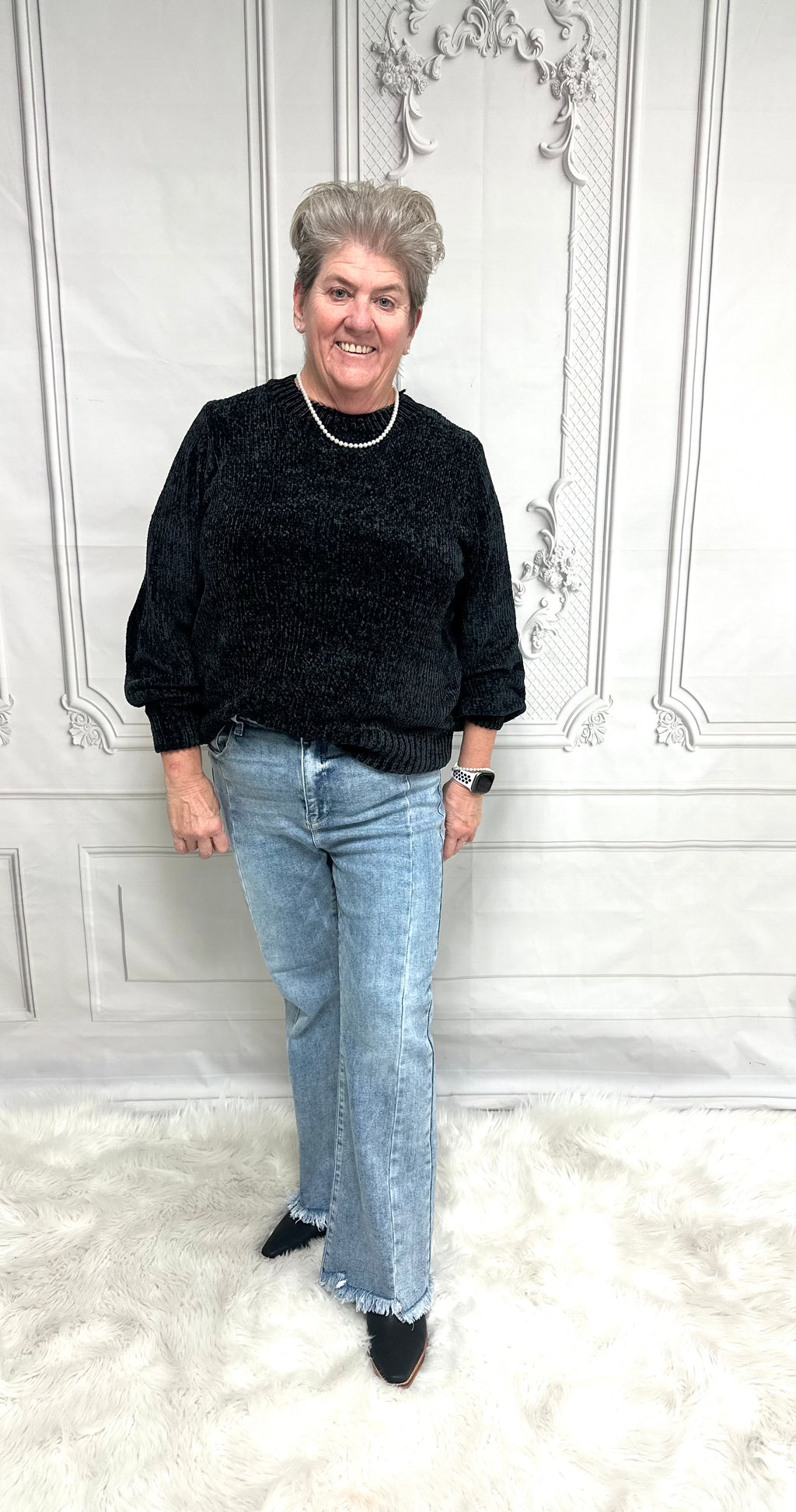 The Midnight Cozy Chenille Sweater