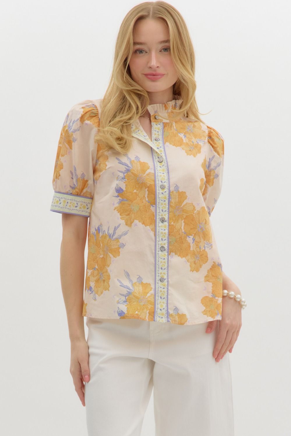 Sophisticated Floral Top