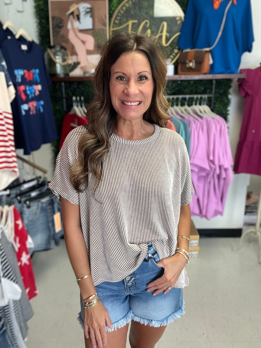 Call It A Day Ribbed Top