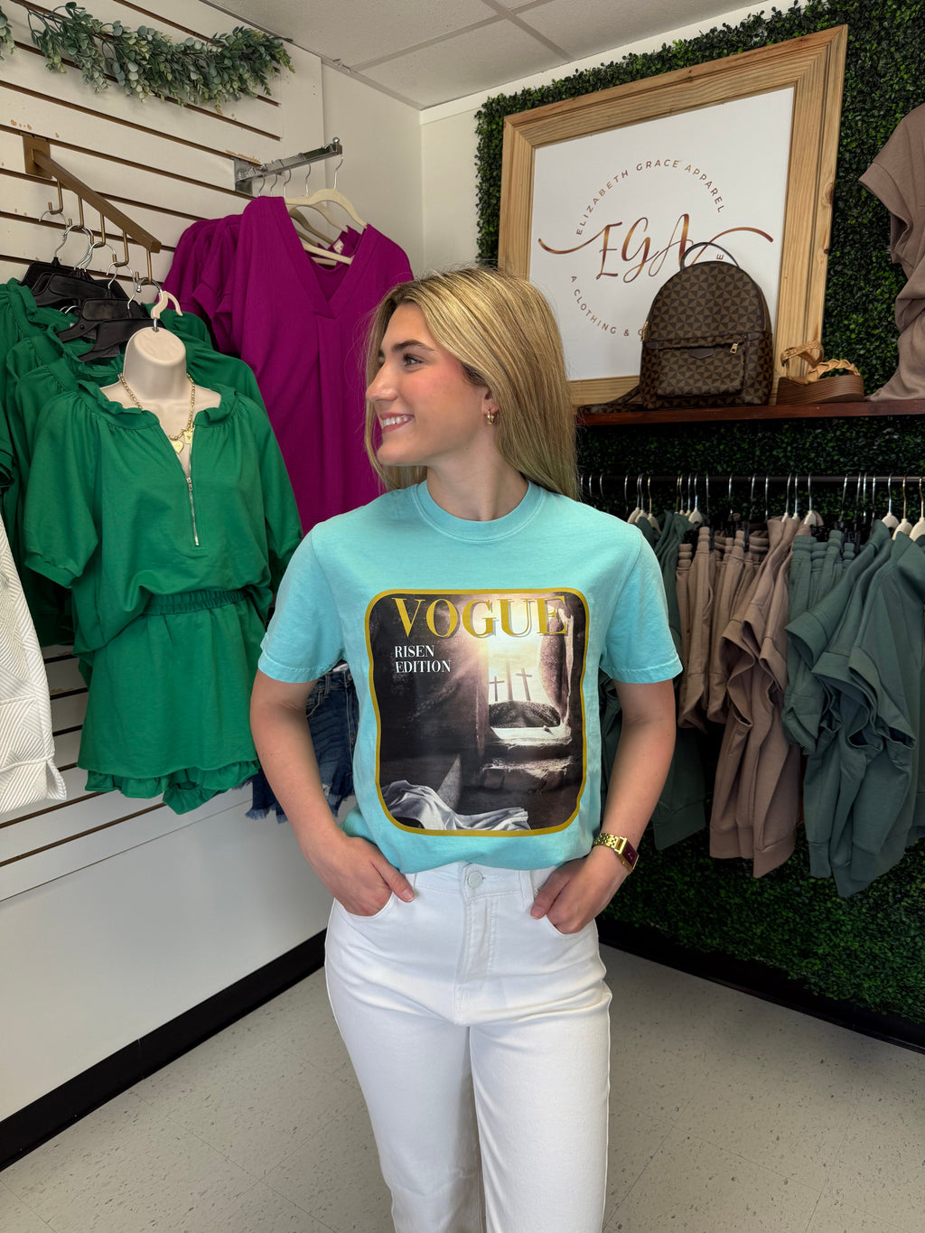 Vogue He is Risen Tee