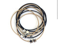 Star Black and Gold Guitar String Bracelets