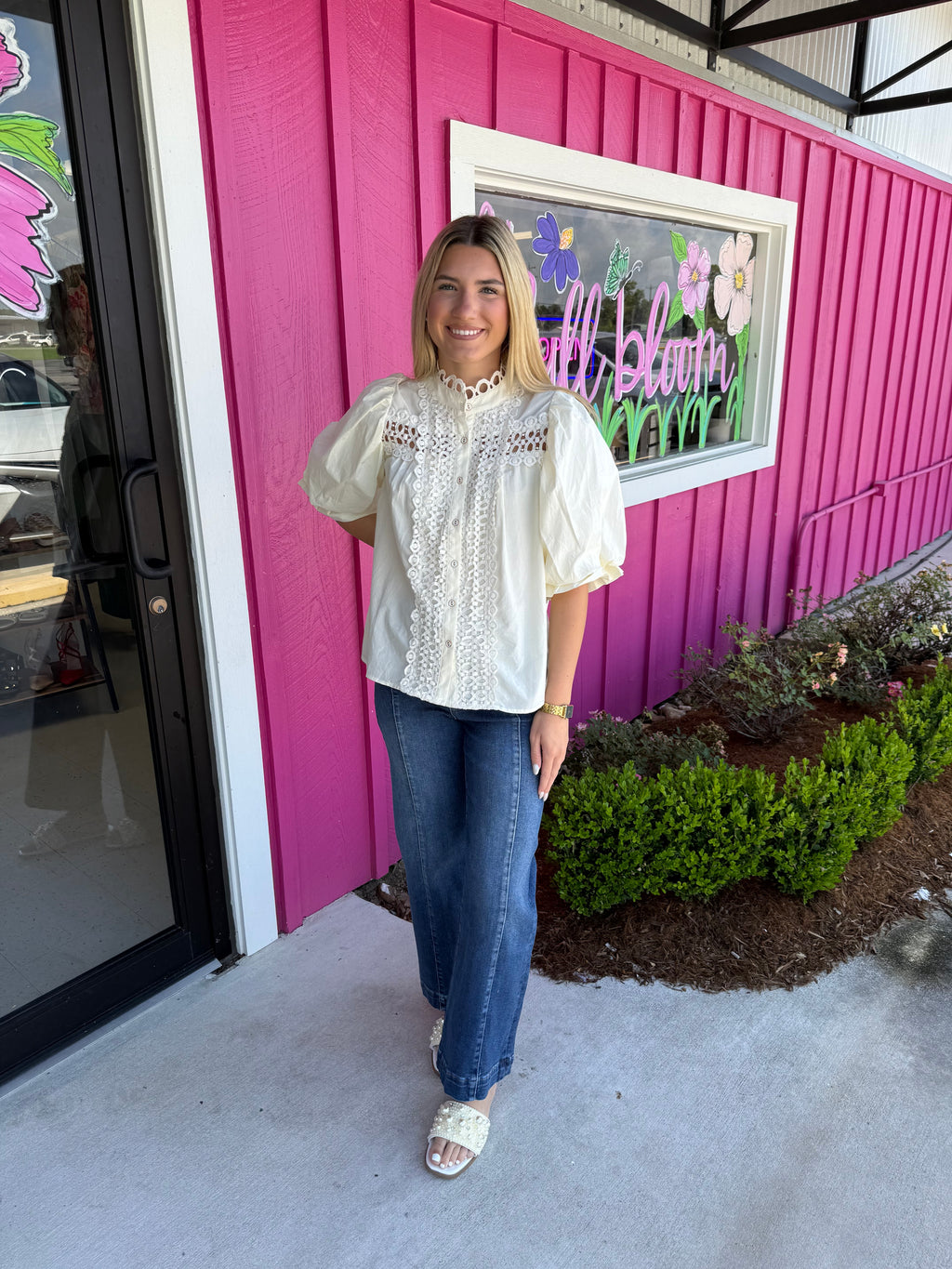 Southern Charm Lace Blouse