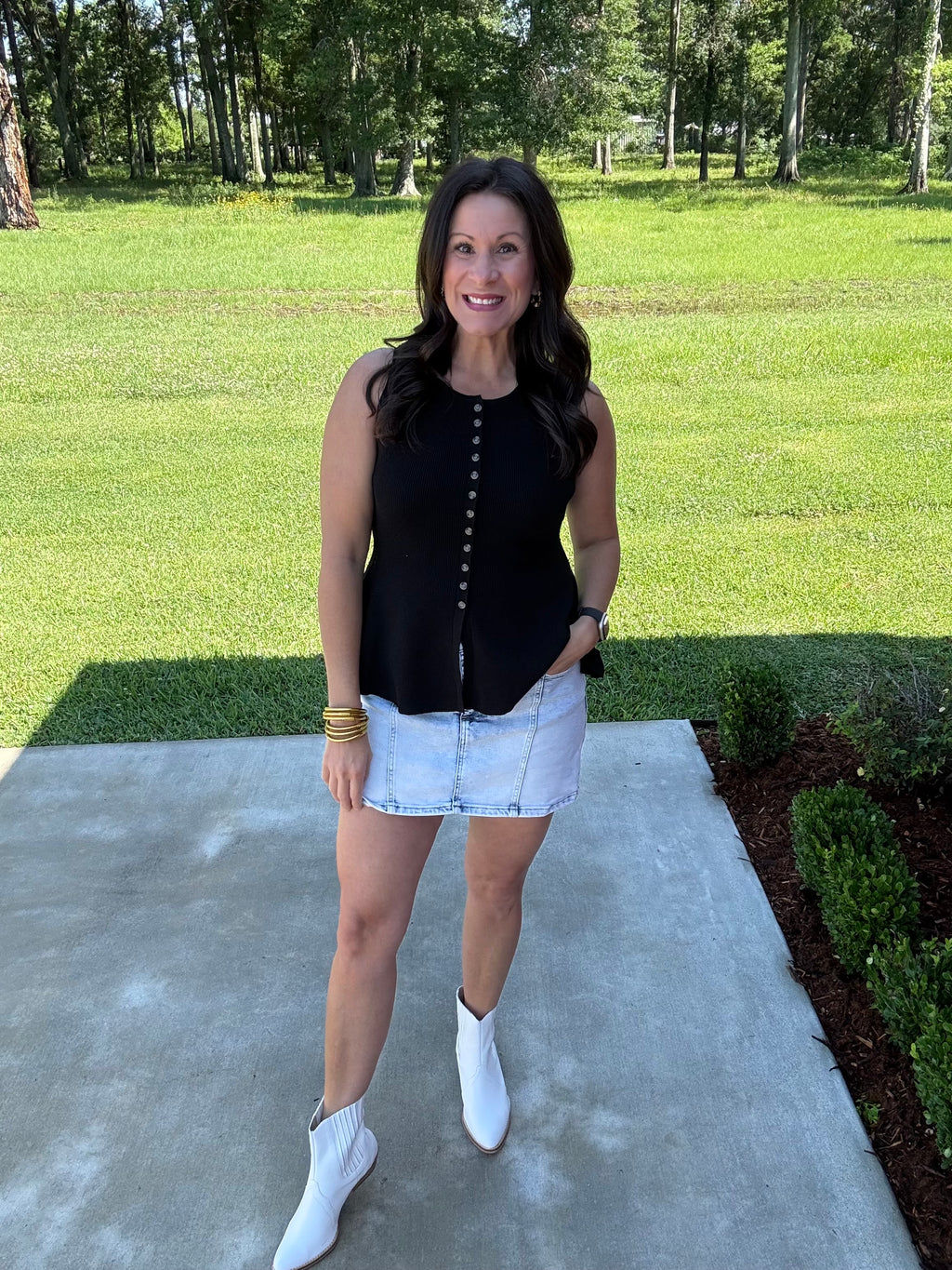 The Flirty Fit Peplum Top