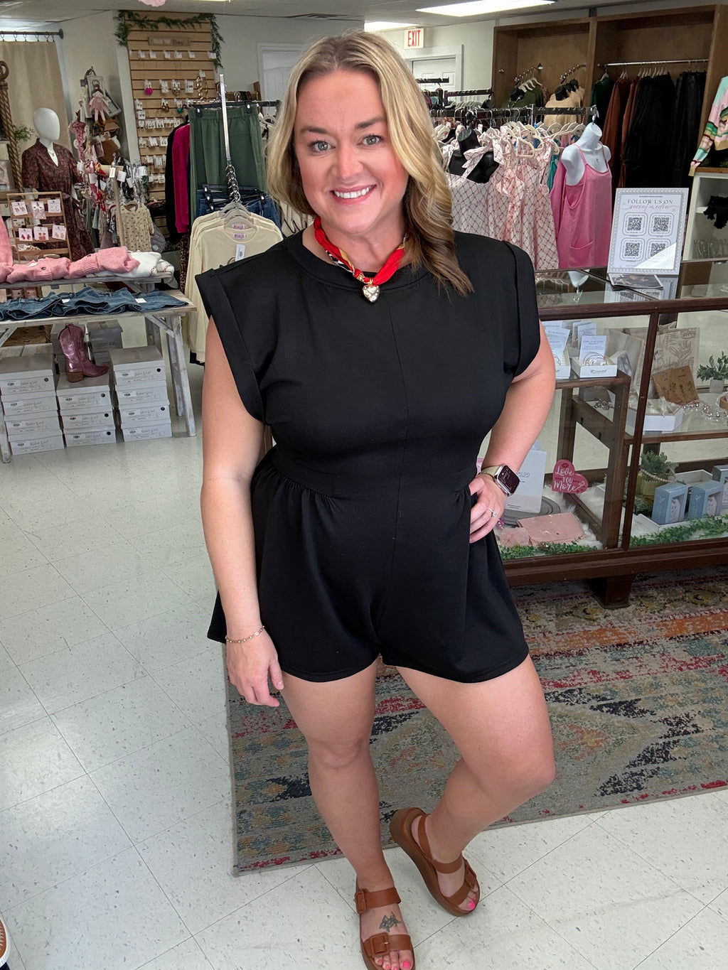 The "Icon" Open-Back Romper