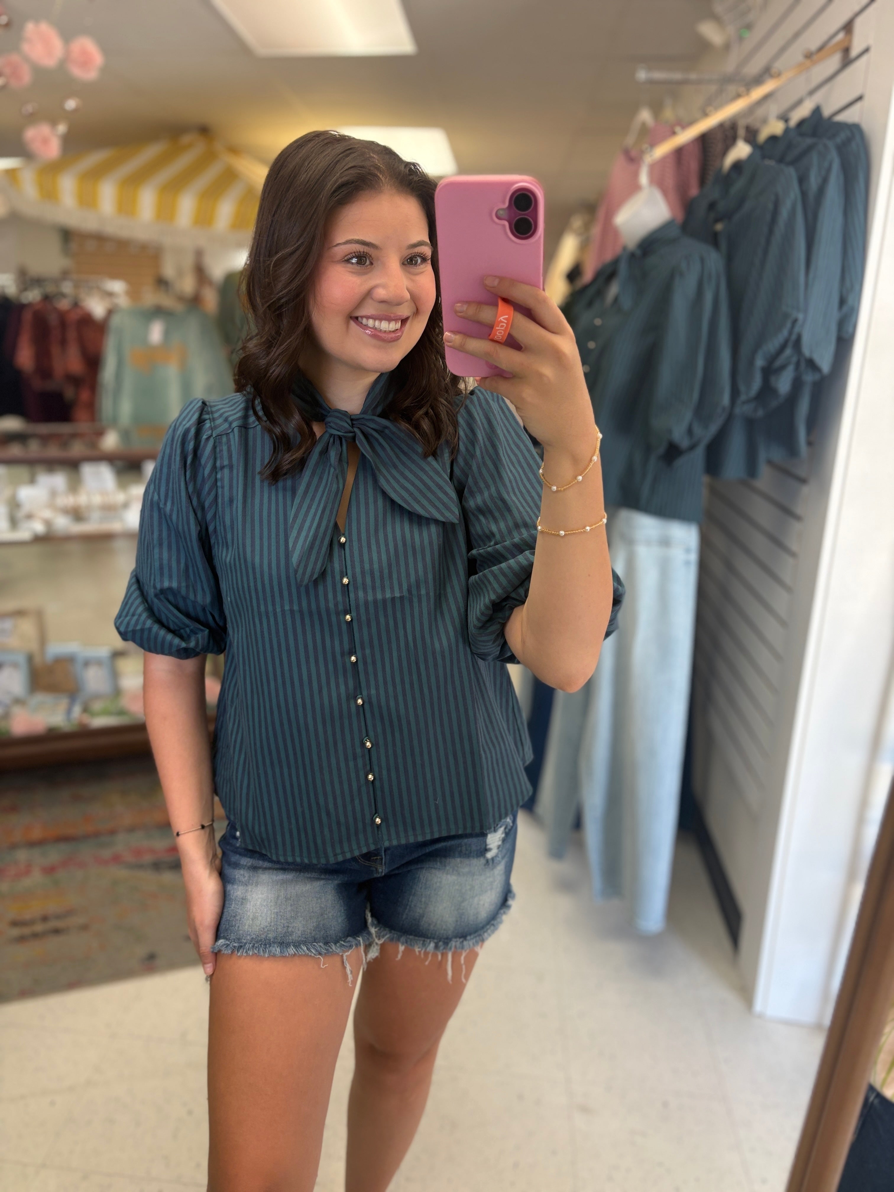 The Social Hour Striped Blouse