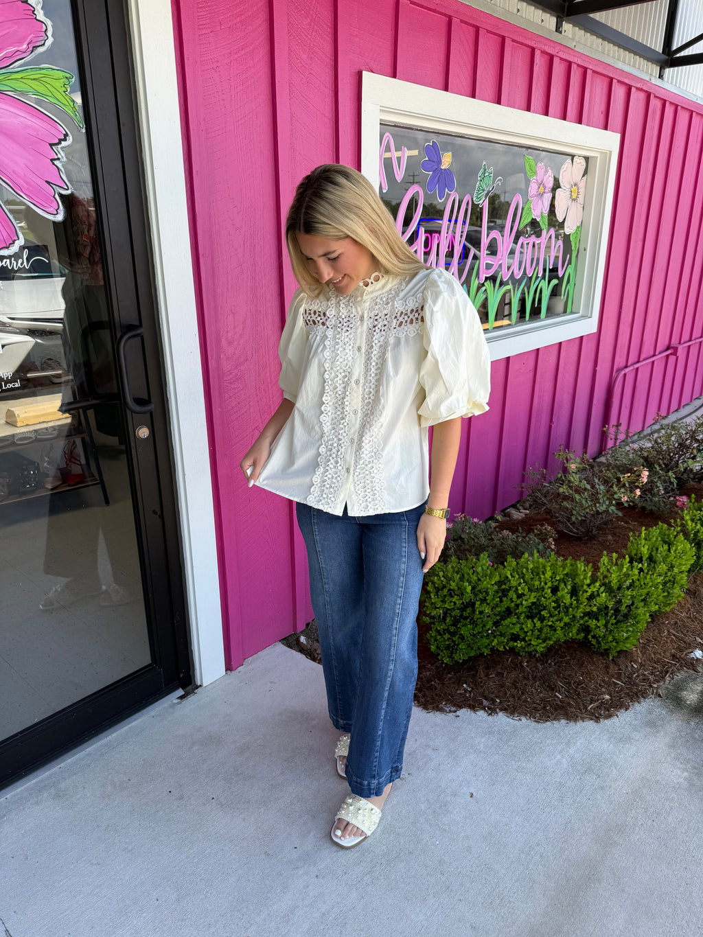 Southern Charm Lace Blouse